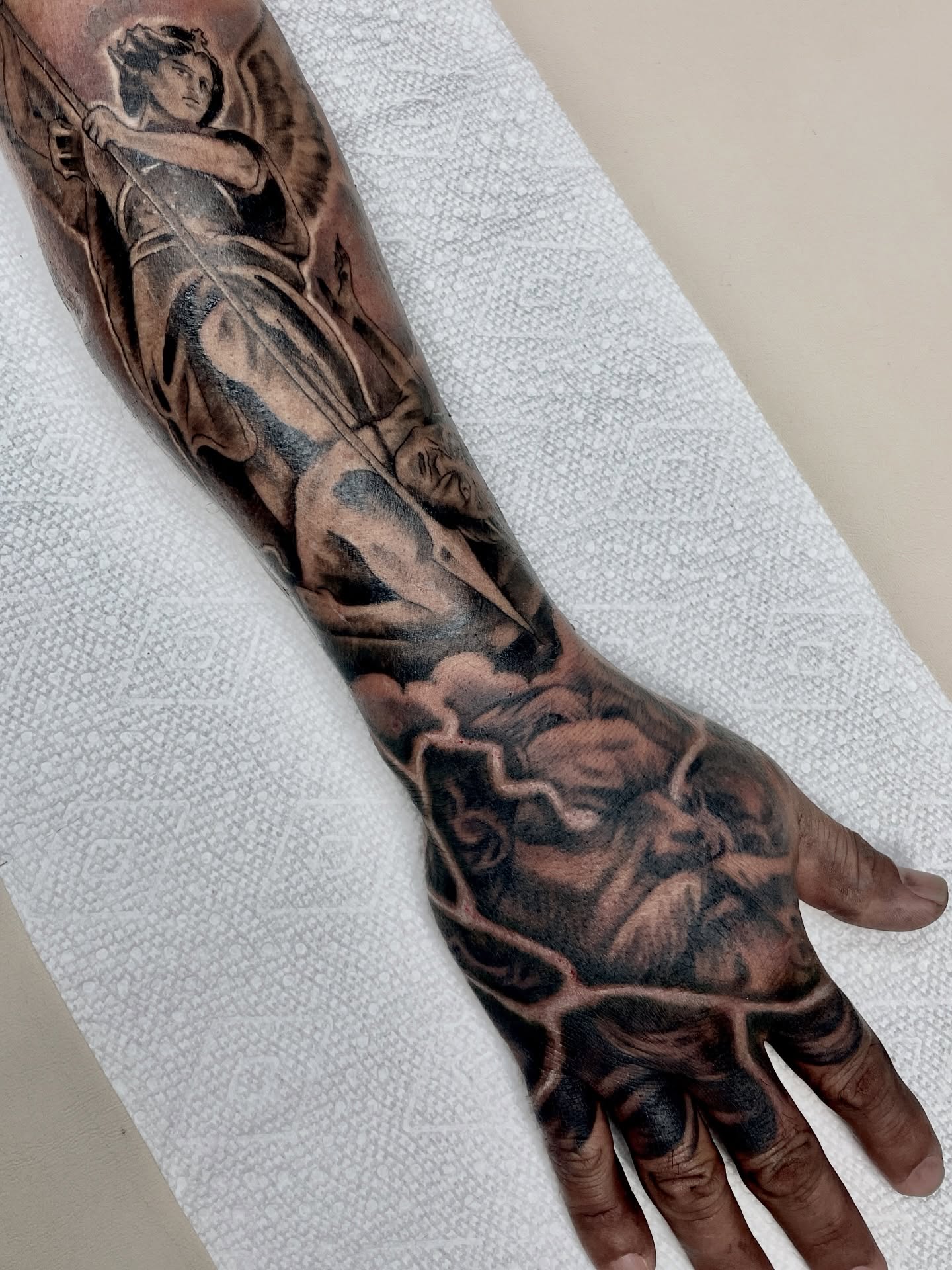 Tattoo by @jasonansley — black_and_grey, realism