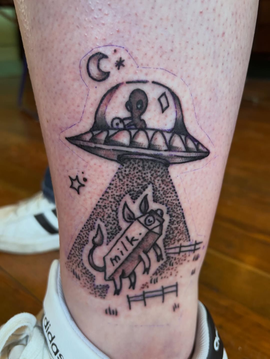 Tattoo by @easy_peezy_pokes — ignorant, sketch