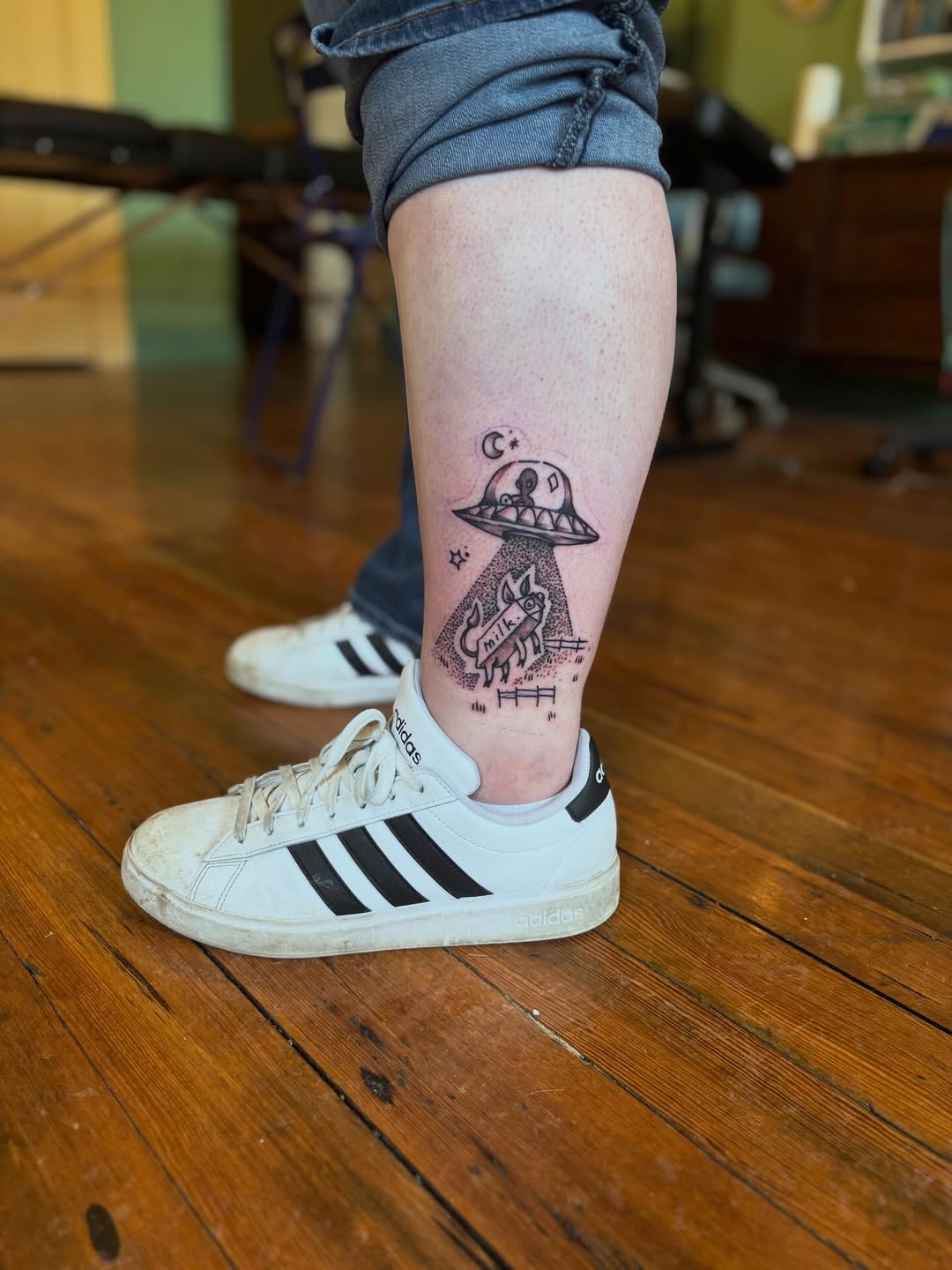 Tattoo by @easy_peezy_pokes — ignorant, illustrative