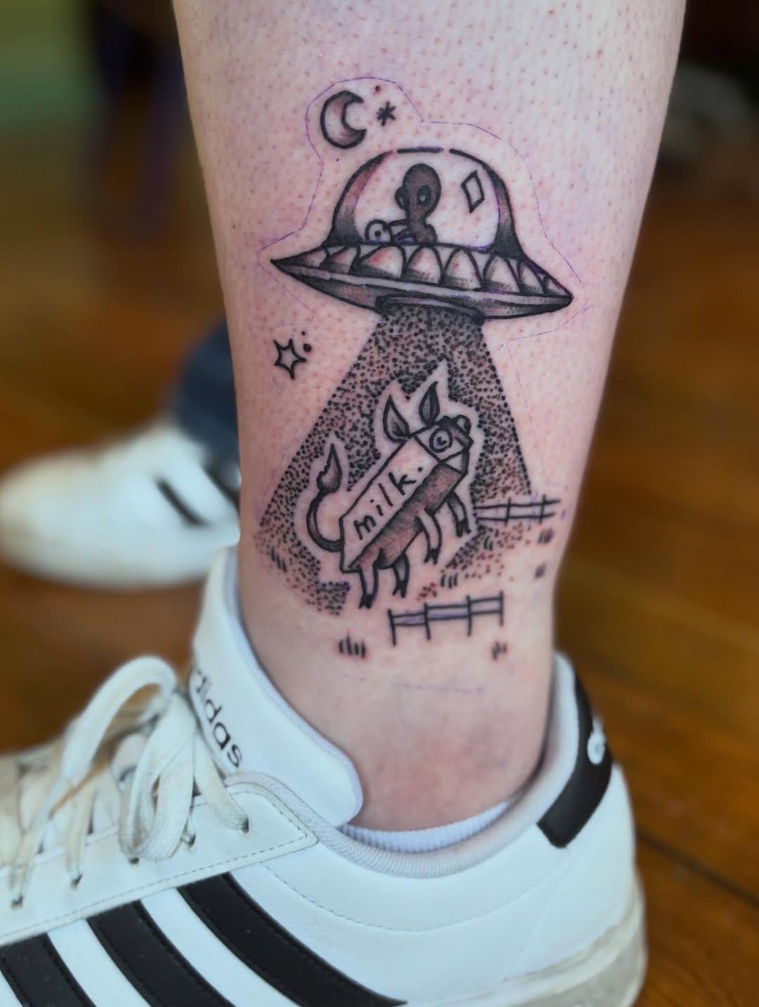 Tattoo by @easy_peezy_pokes — ignorant, black_and_grey