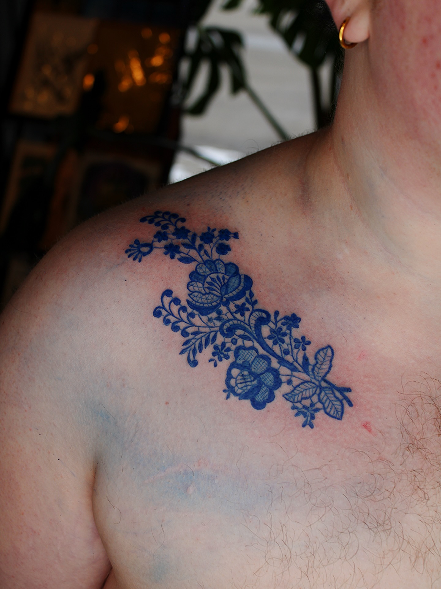 Floral design ornamental tattoo on the shoulder by ππ²π§π§ ππ’π₯πππ« (π©π¦