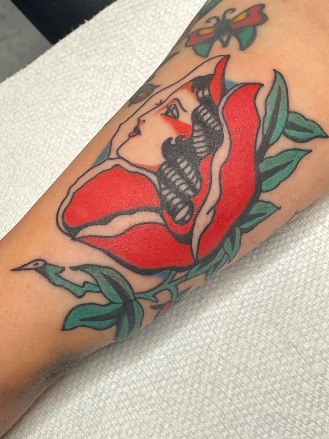 Tattoo by @lovelettersnancy — american_traditional