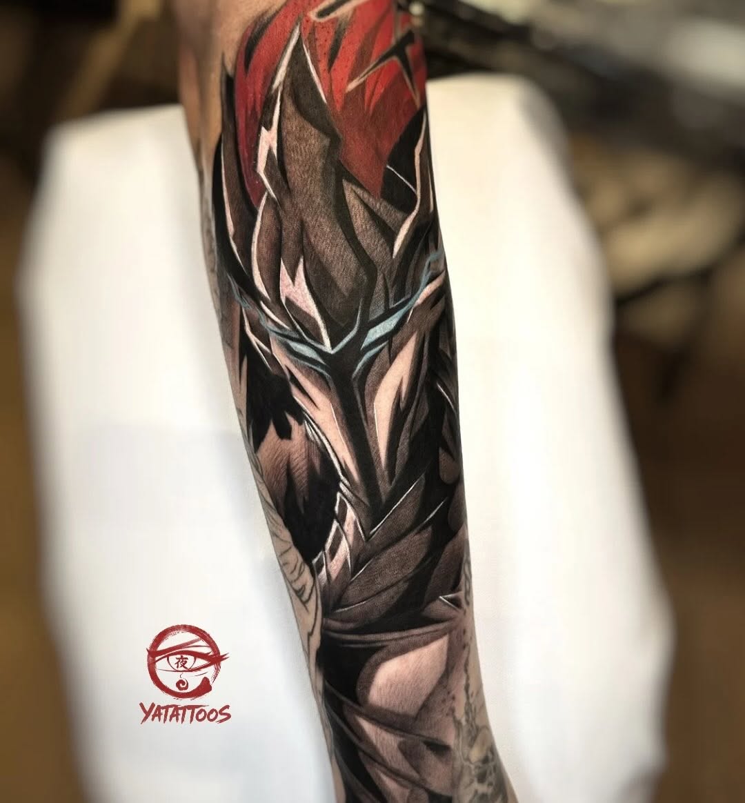Tattoo by @yatattoos — black_and_grey, realism