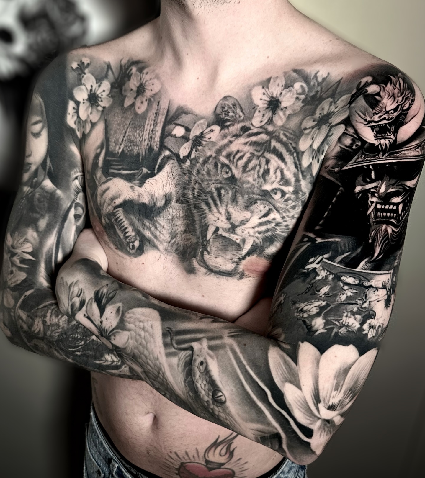 Tattoo work at Villain Arts – Houston