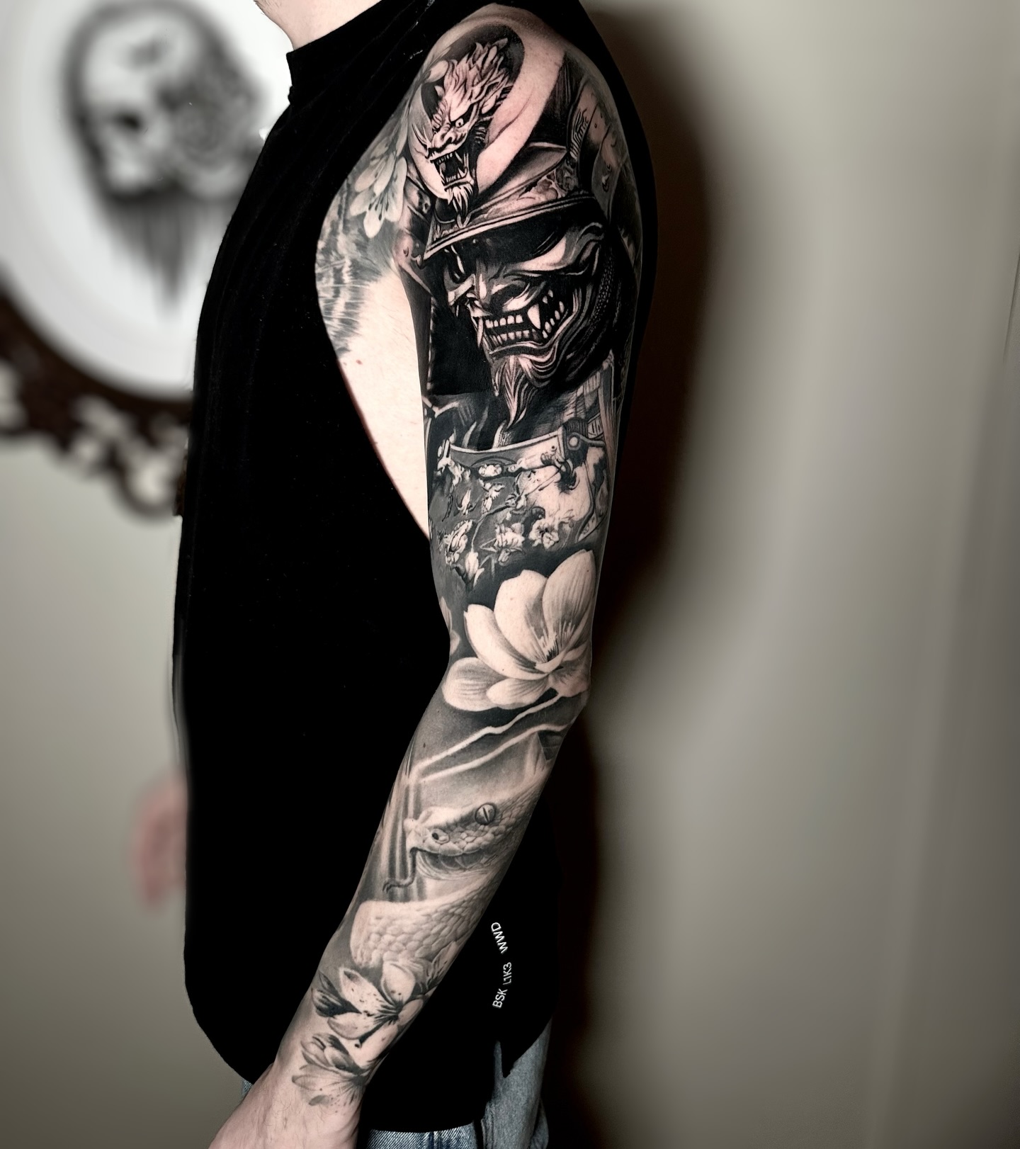 Tattoo work at Villain Arts – Houston