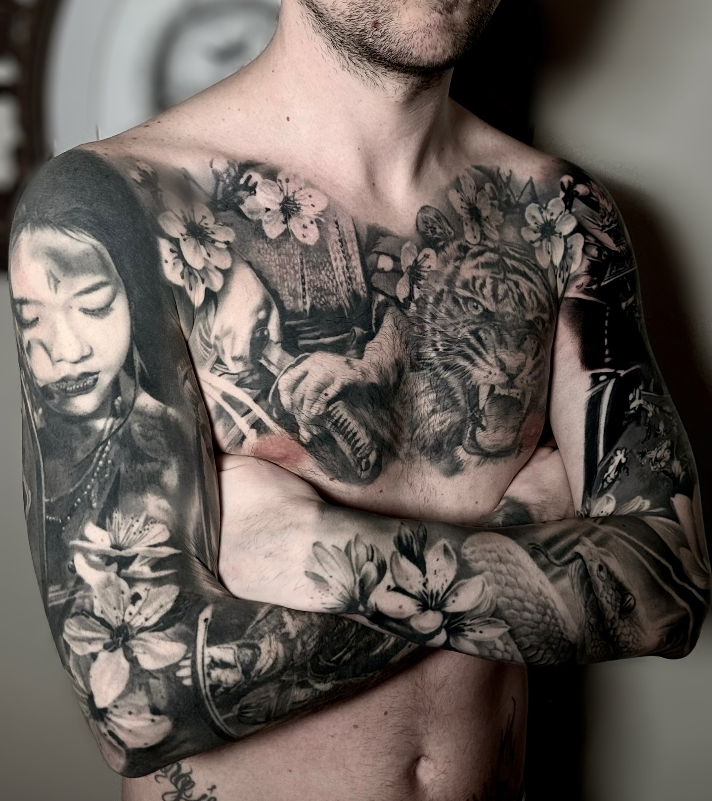 Tattoo work at Villain Arts – Houston