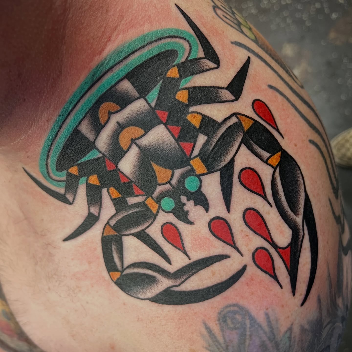 Tattoo by @adamthekid — geometric