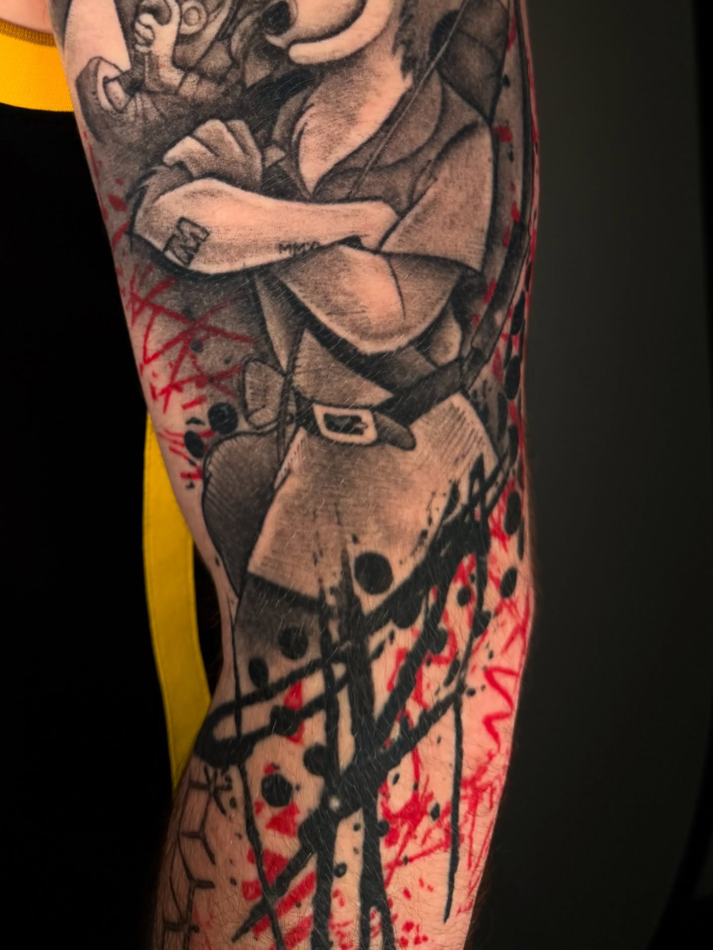 Anime character anime tattoo on the forearm by Georgios Papadopoulos Tattoo Artist Los