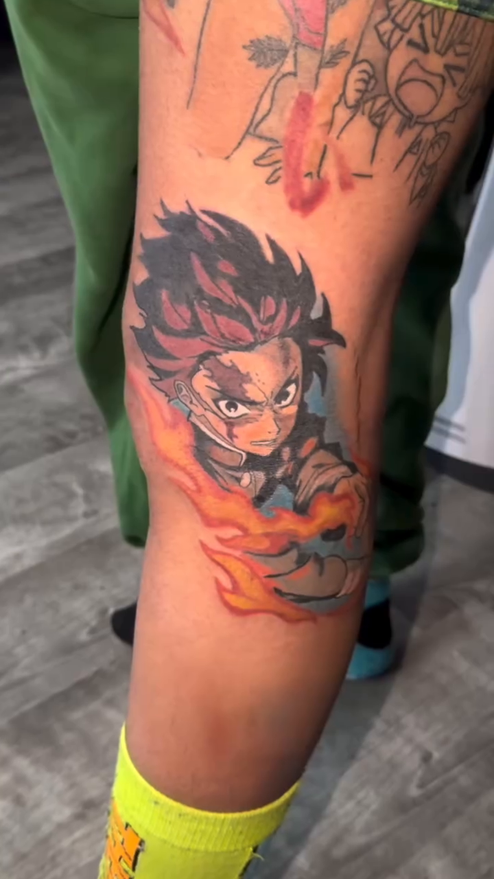 Tattoo by @artofwave5 — anime