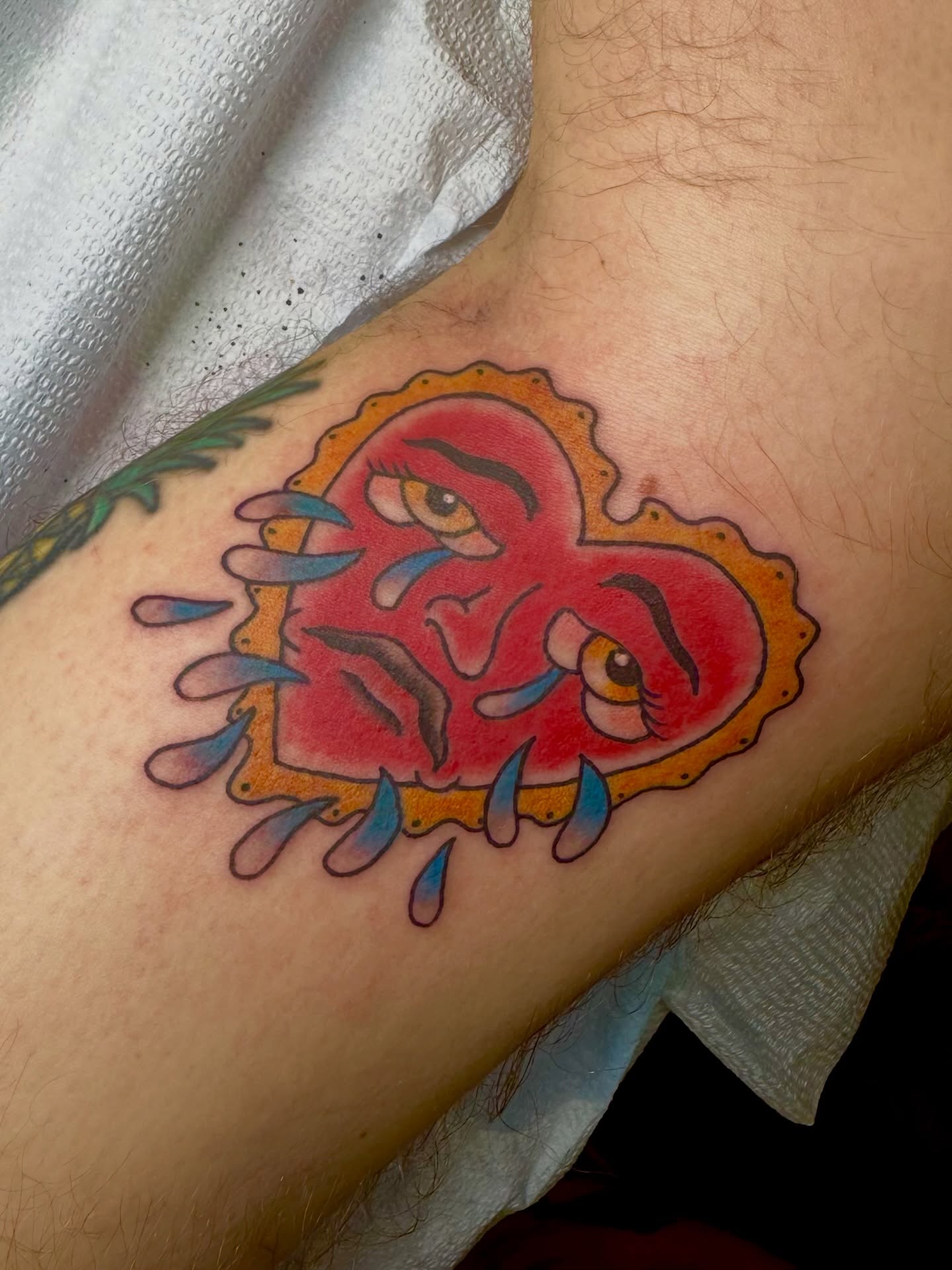 Tattoo by @cryptidtattooer — american_traditional