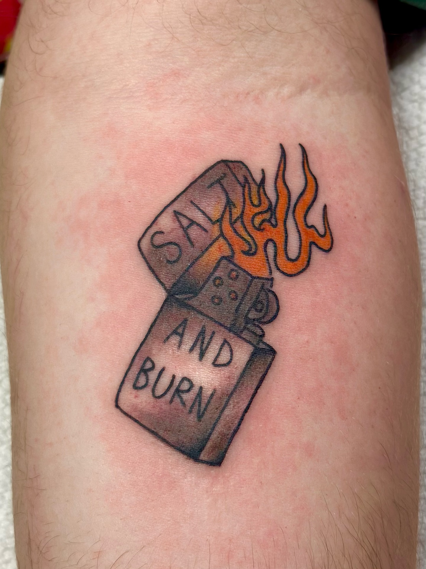 Tattoo by @cryptidtattooer — american_traditional