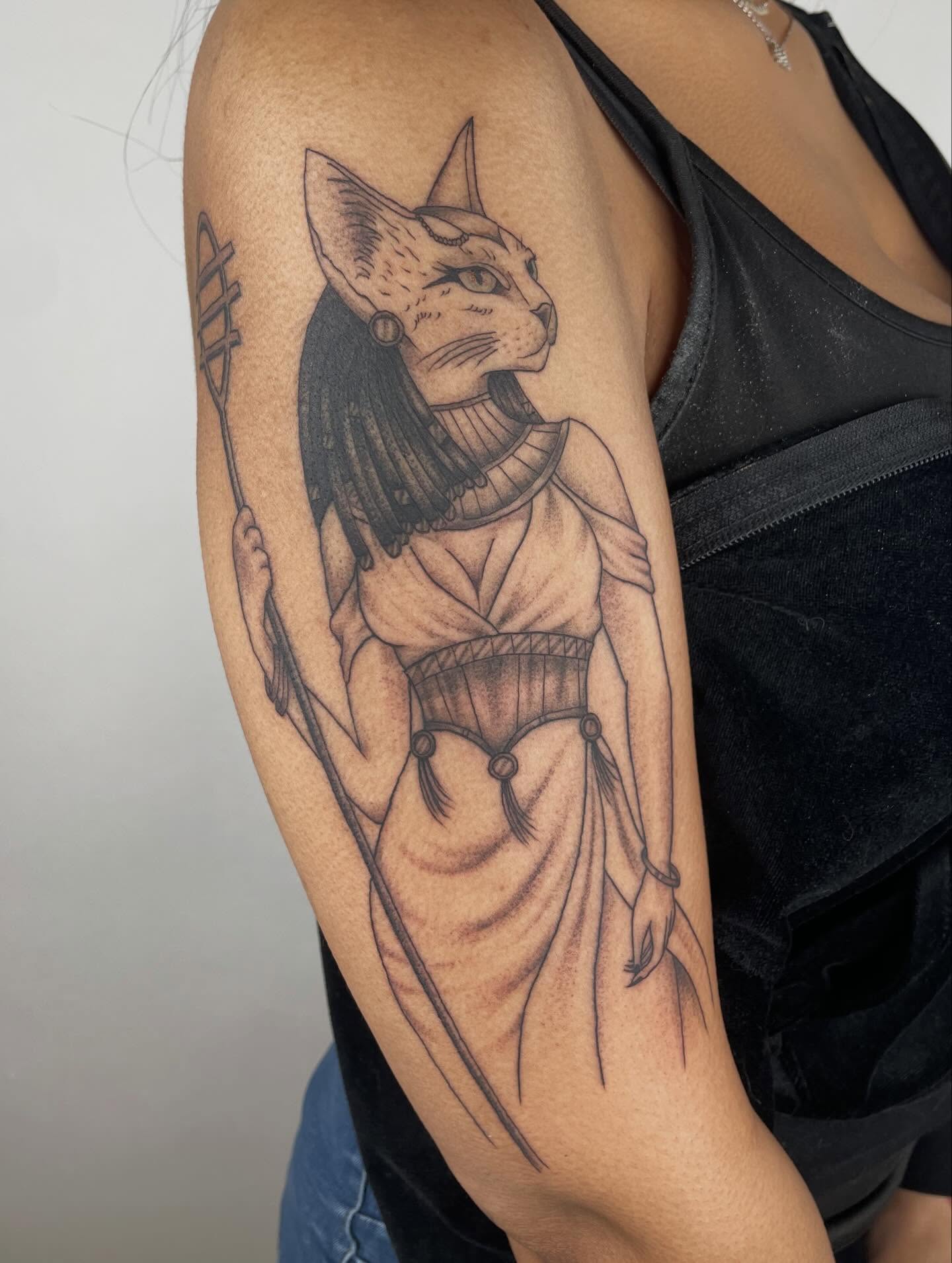Tattoo by @jennanabread_ink — black_and_grey, realism