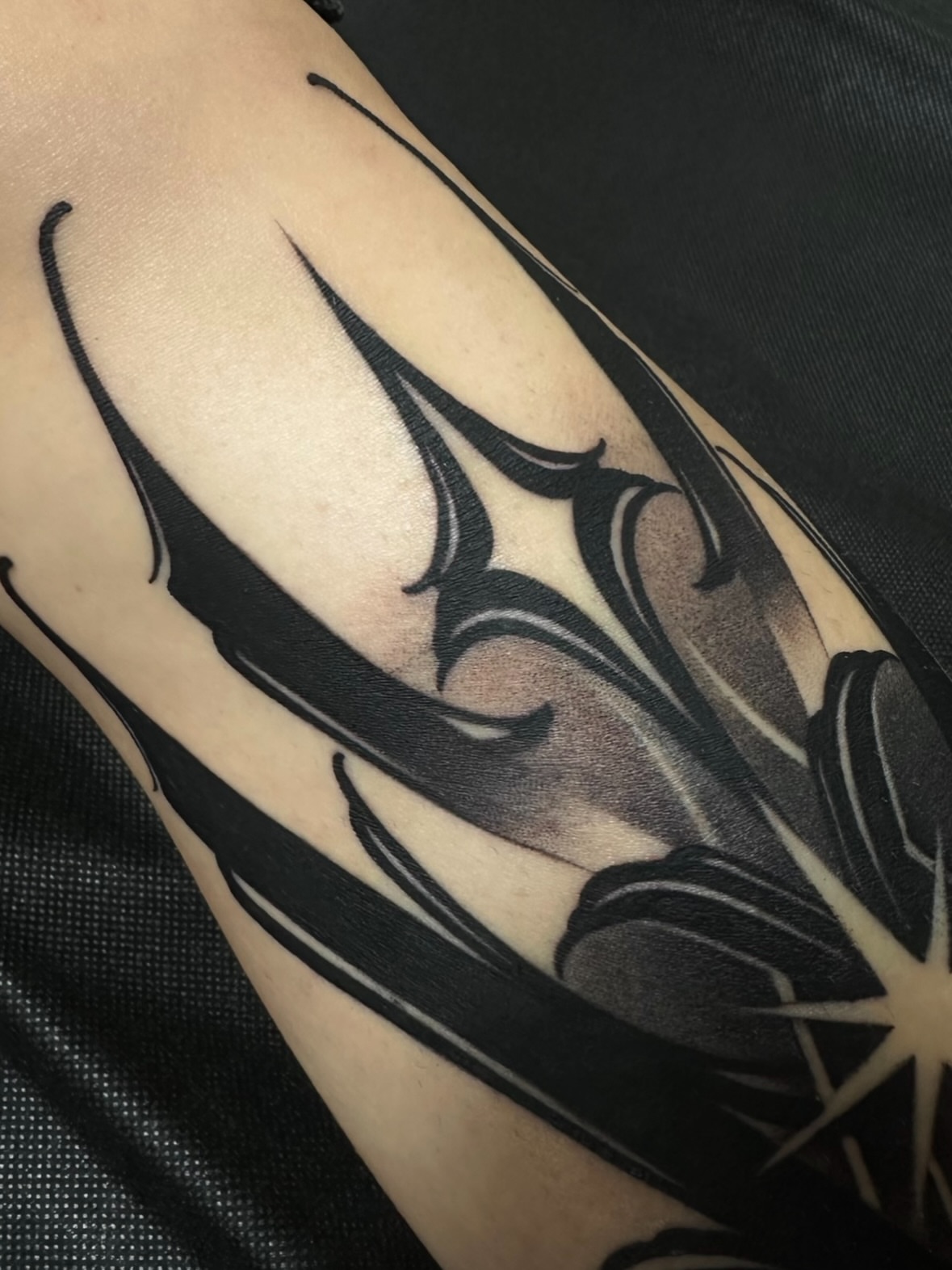 Tattoo by @shriekingpossum — tribal