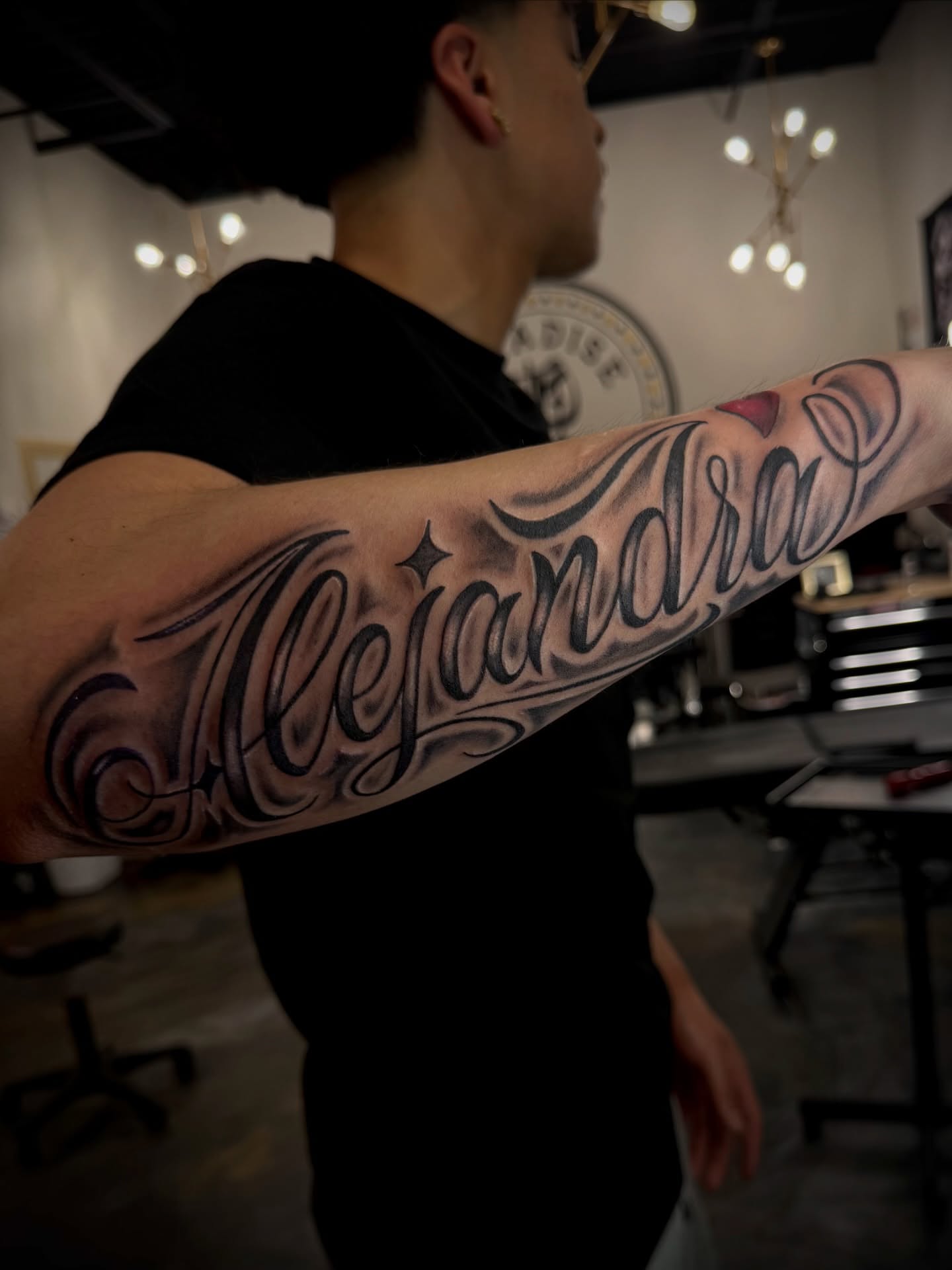 Tattoo by @chaparroinks — lettering_script