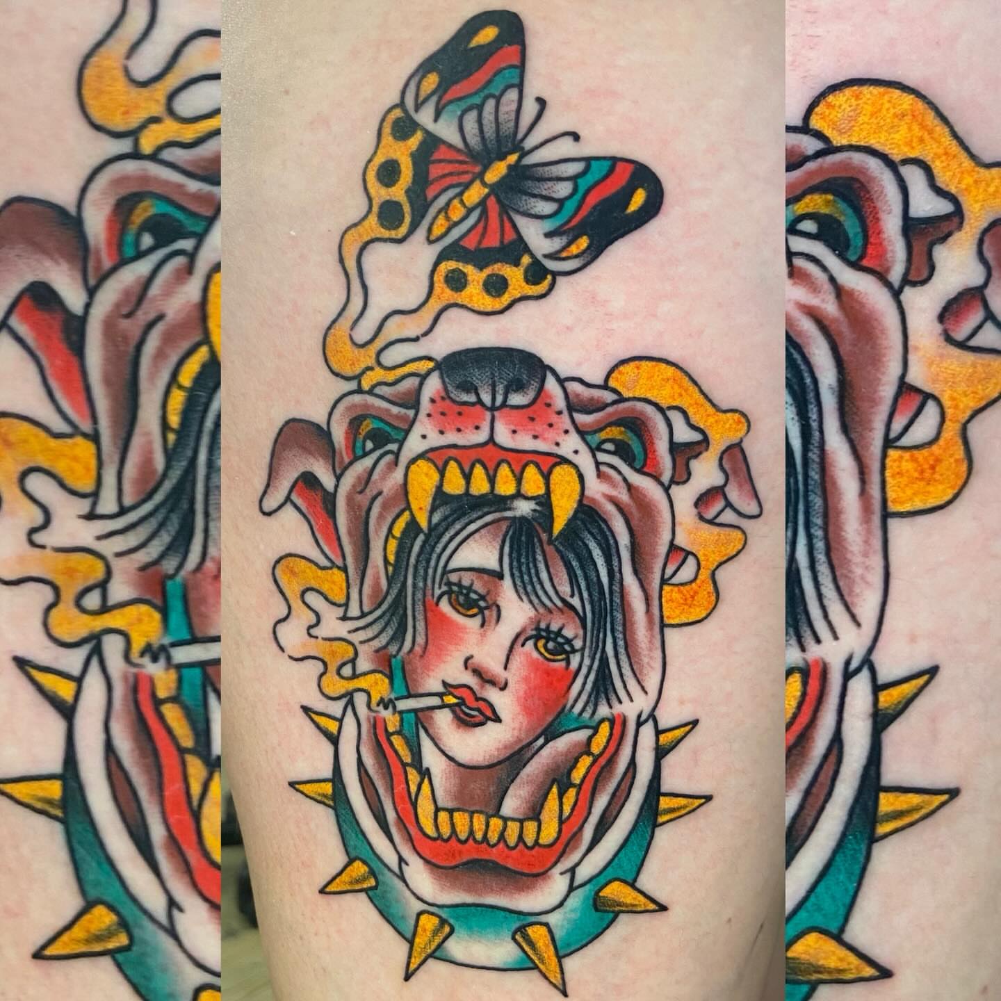 Tattoo by @noryanbaker — american_traditional, illustrative