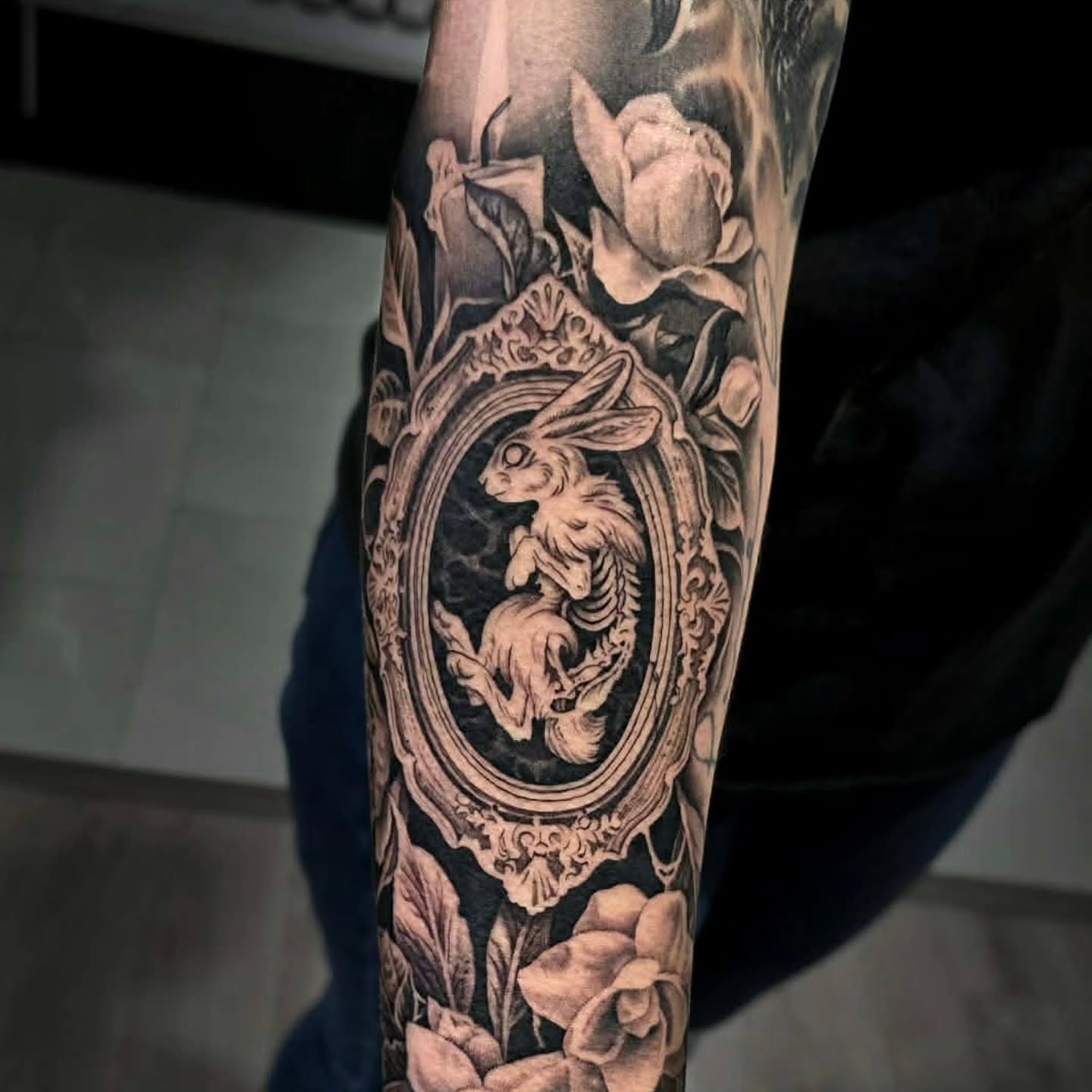 Tattoo by @tattoos_by_julia — black_and_grey, realism