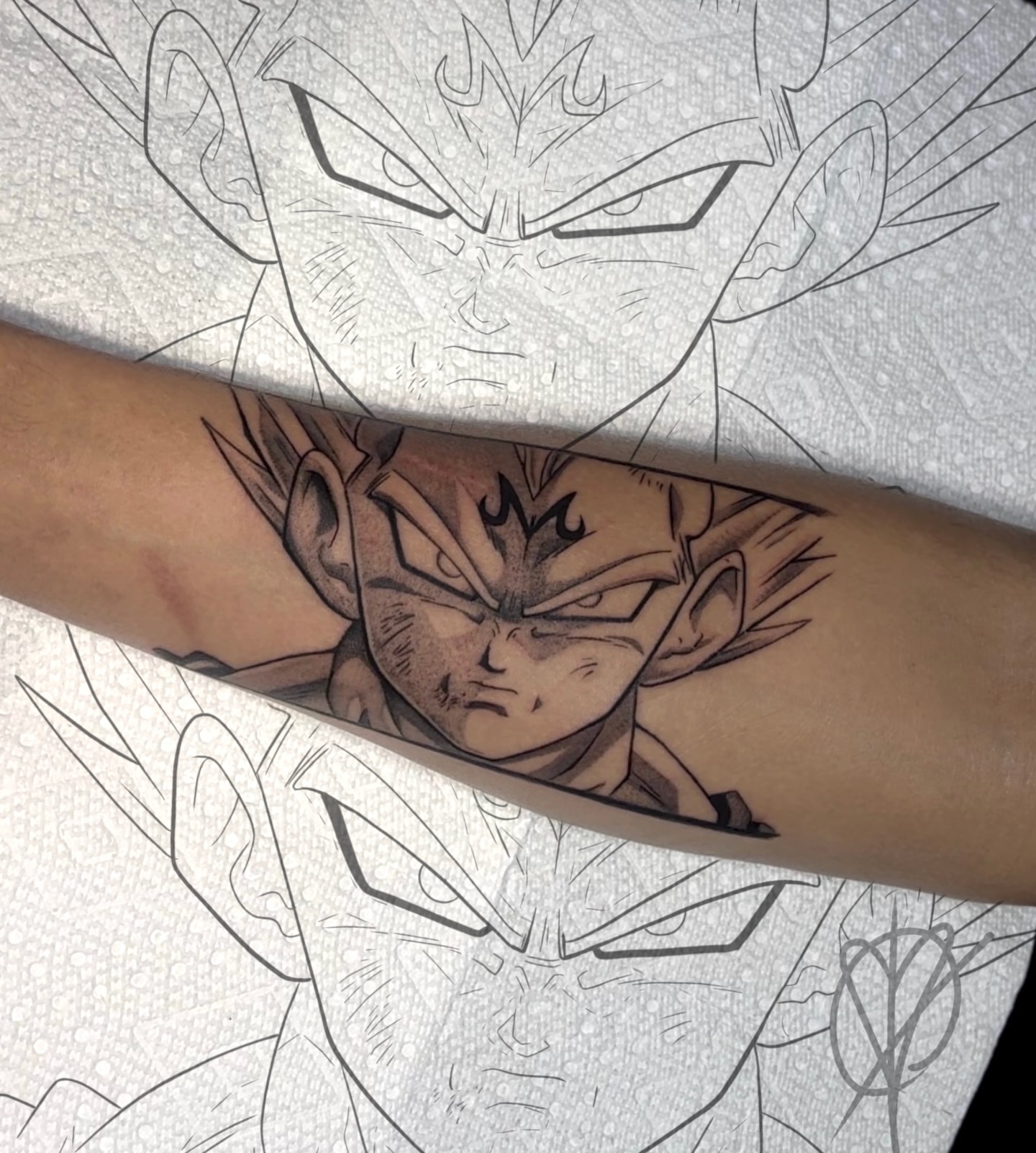 Tattoo by @owlliemoontattoo — anime