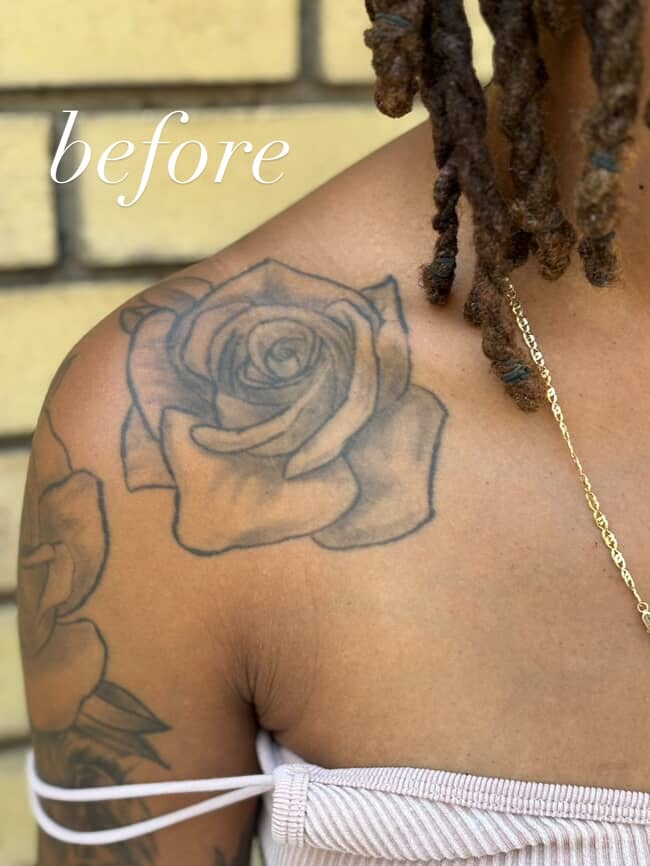 Tattoo by @kaizbeetattoos — black_and_grey