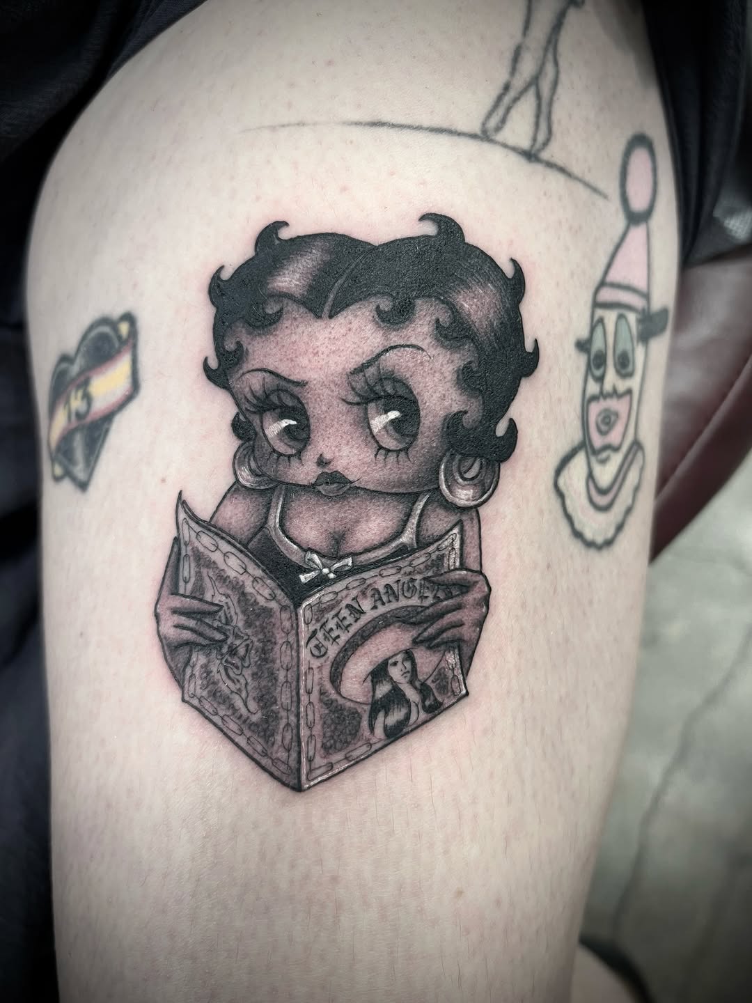 Tattoo by @baleriebees — american_traditional, black_and_grey
