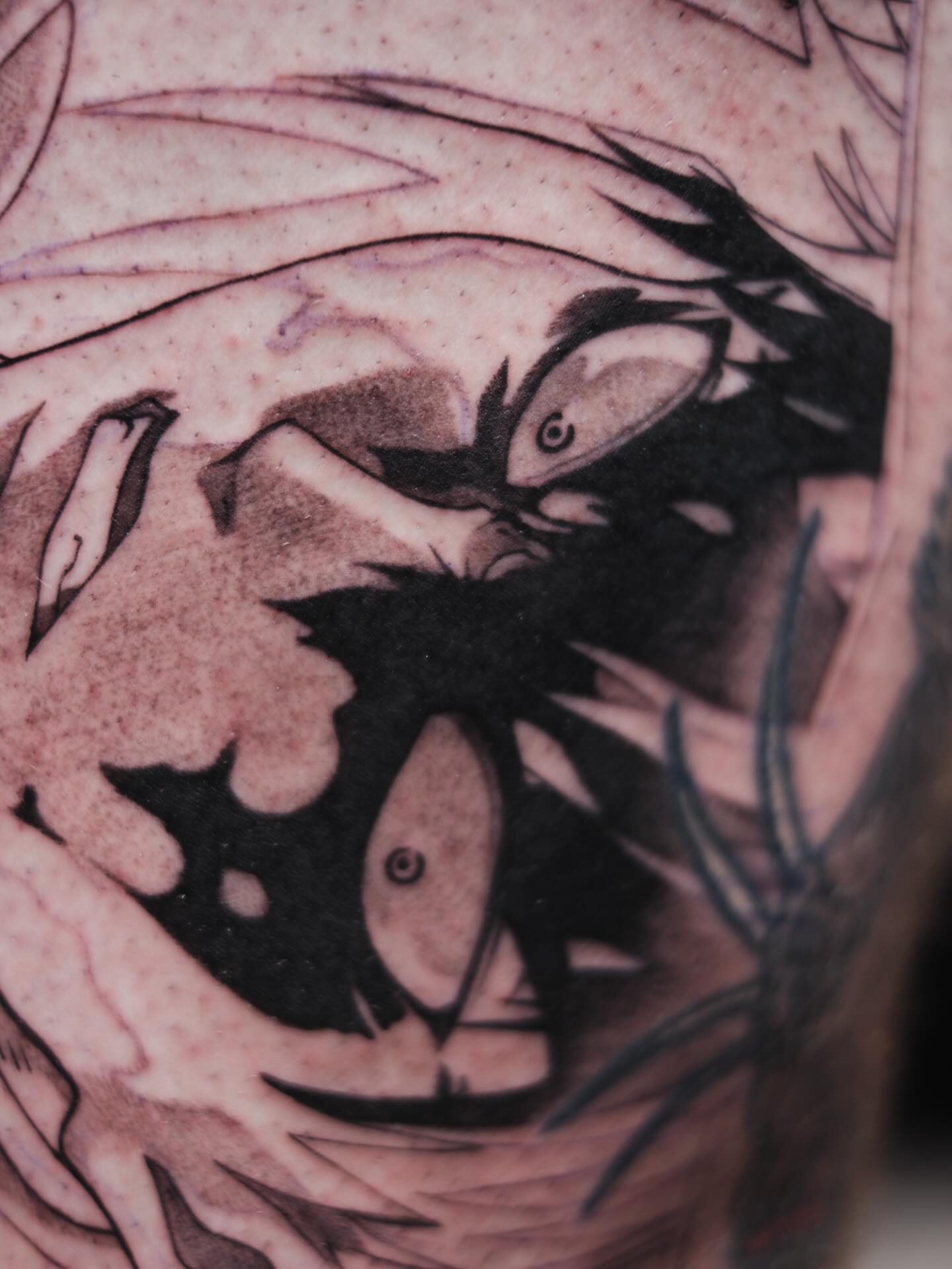 Tattoo by @billy.holistic — black_and_grey