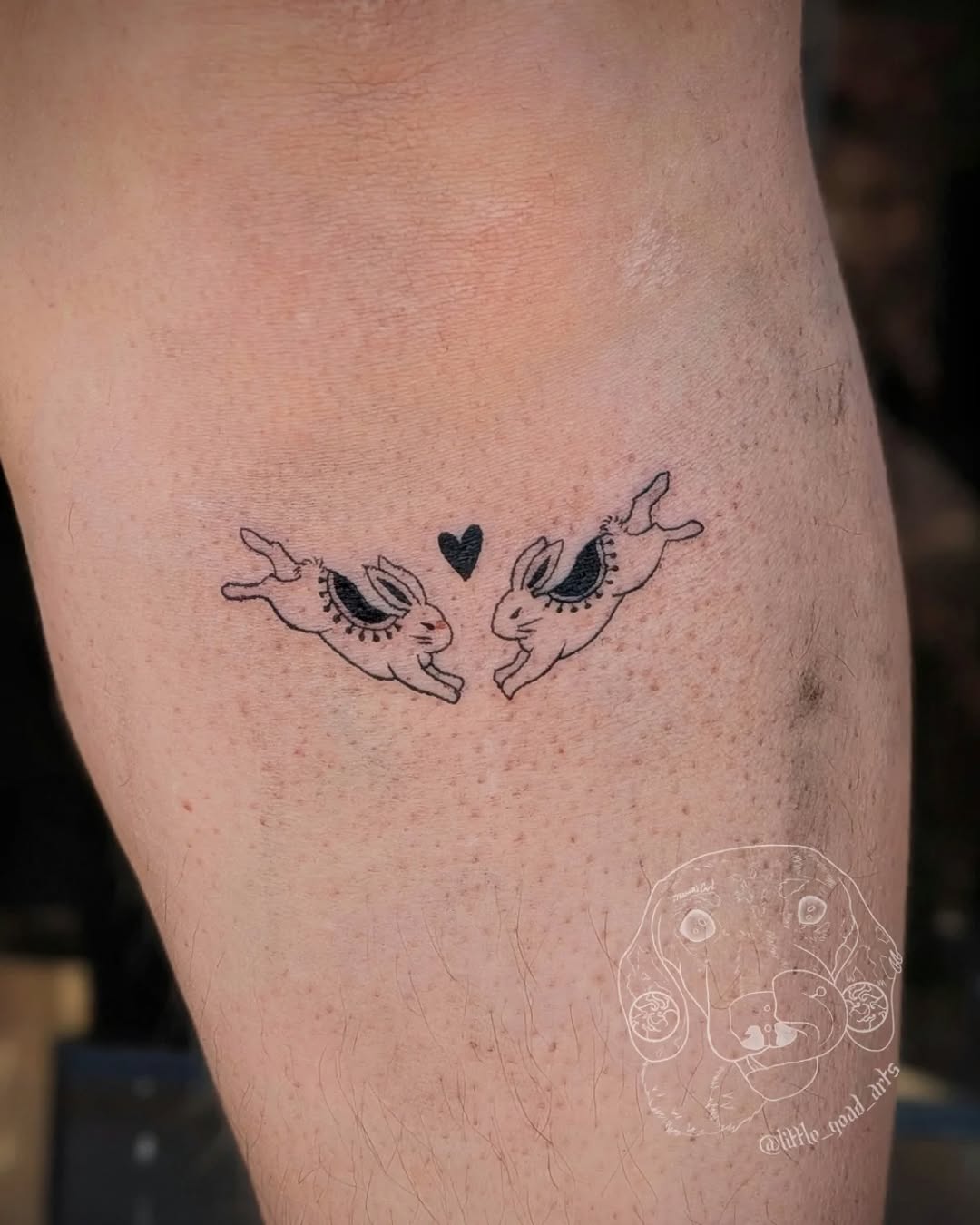 Tattoo by @little_goad_arts โ fine_line, minimalist