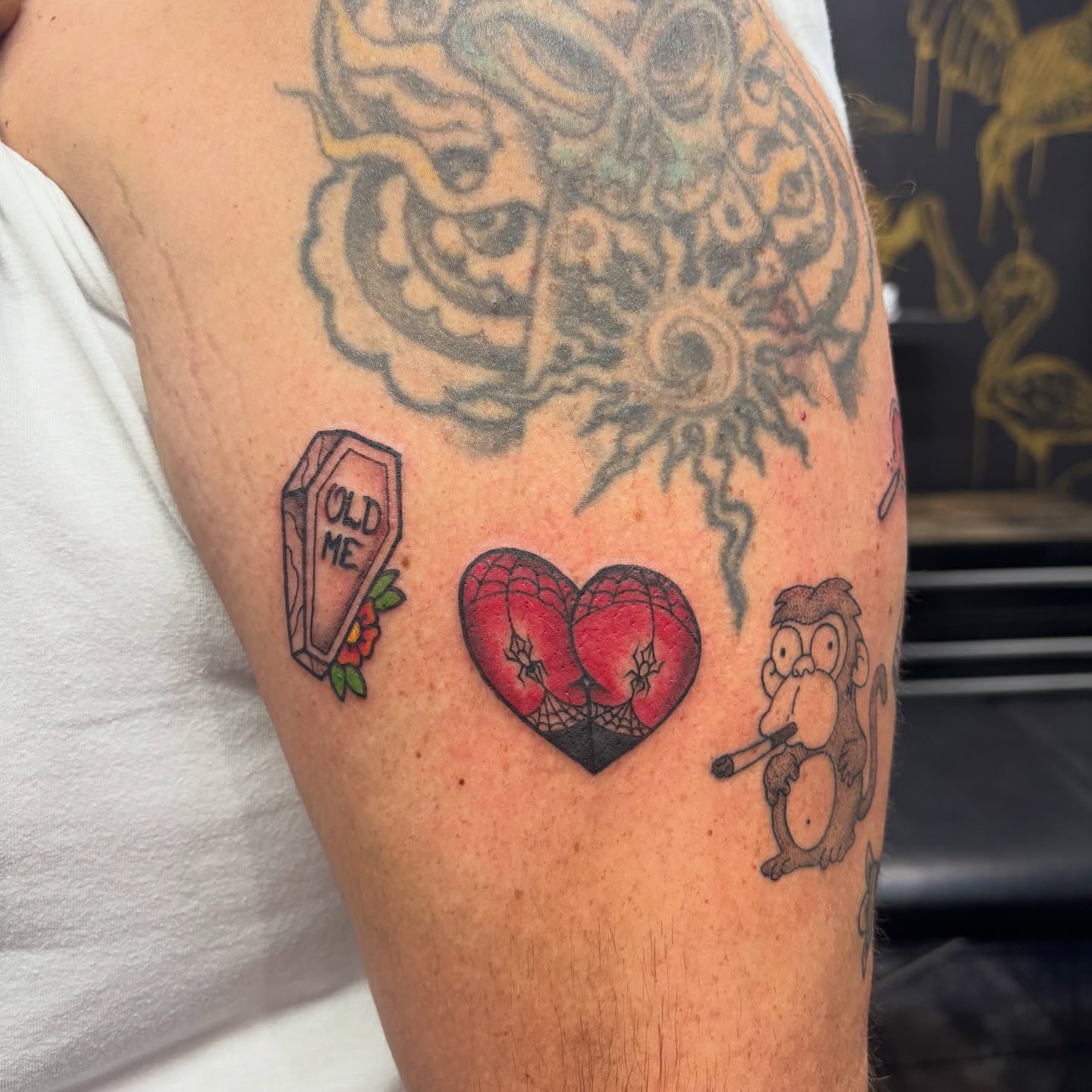 Tattoo by @tattoosbyshi — dotwork, realism