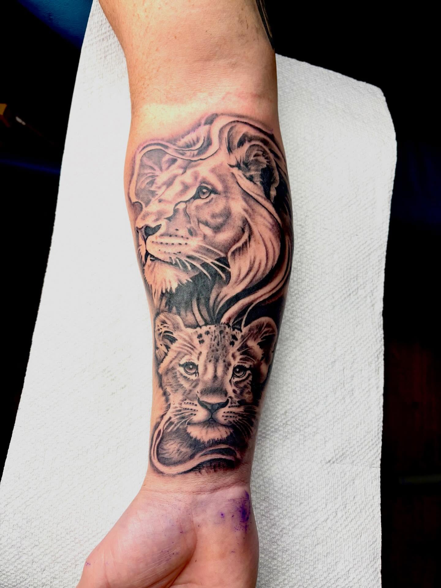 Tattoo by @blaynetat2 — realism, black_and_grey
