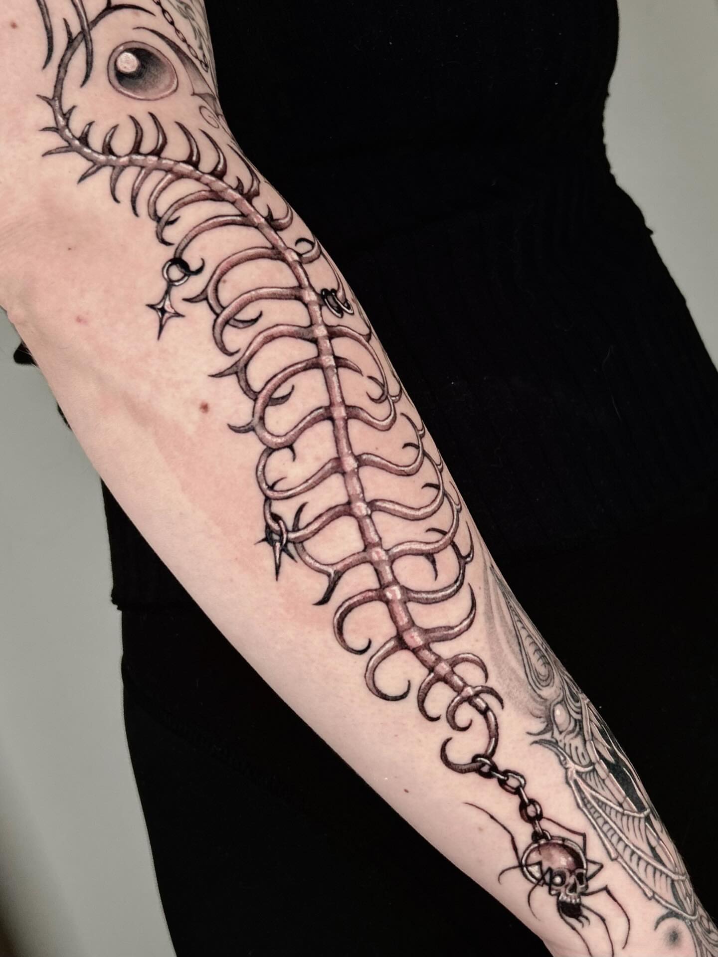 Tattoo by @pixisoda โ black_and_grey