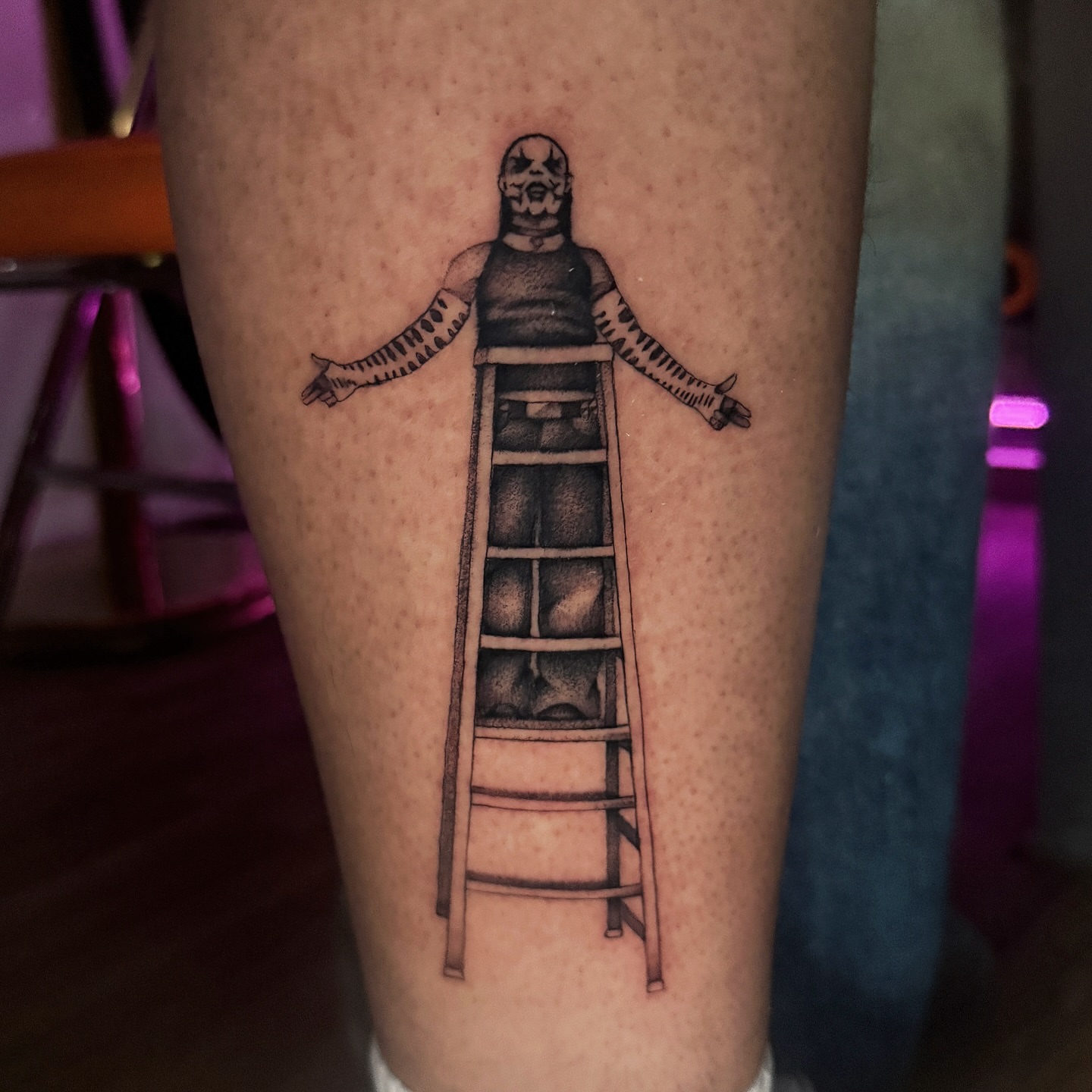 Tattoo by @wolfhazel β black_and_grey