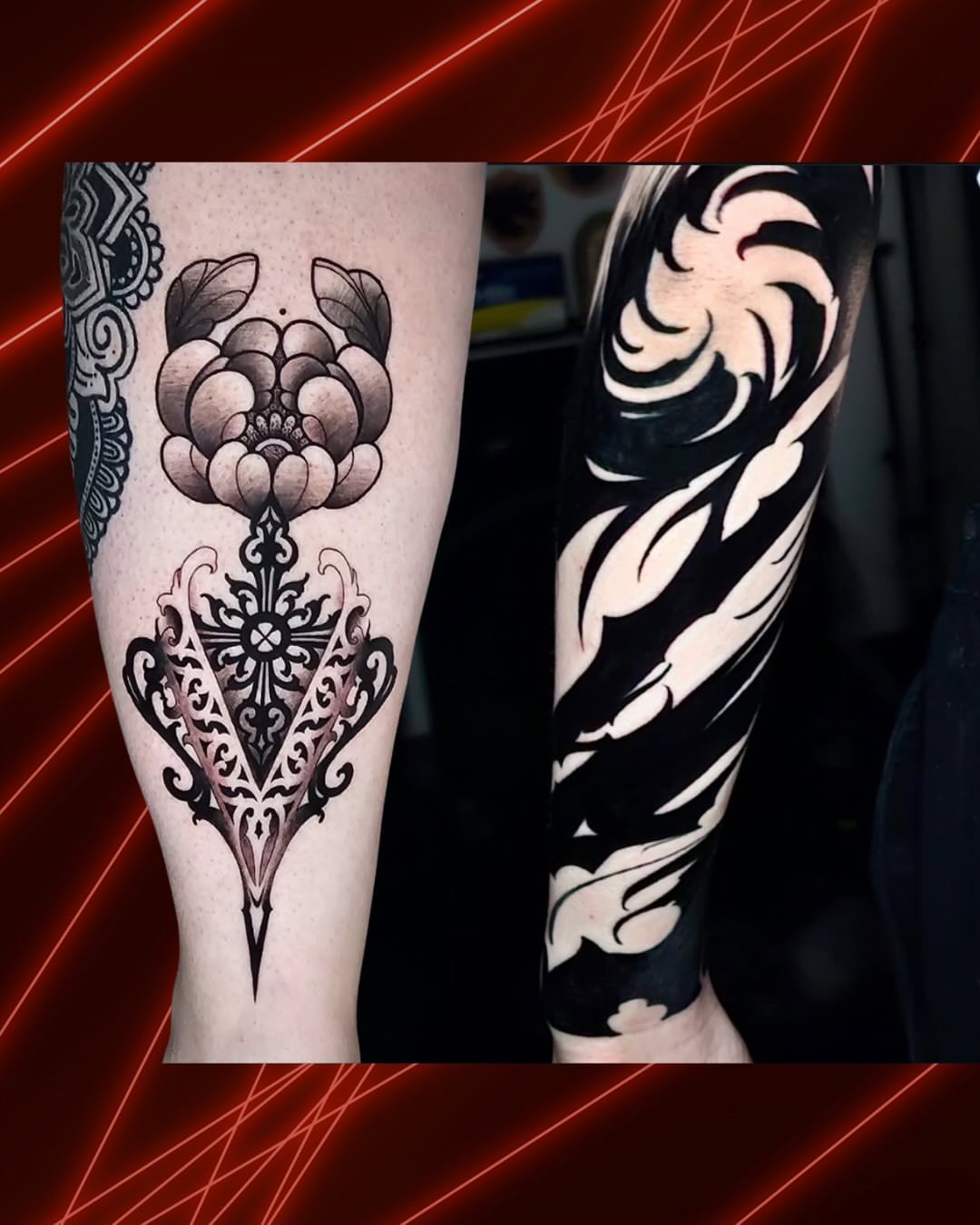 Tattoo by @ericbadantattoos โ ornamental, black_and_grey