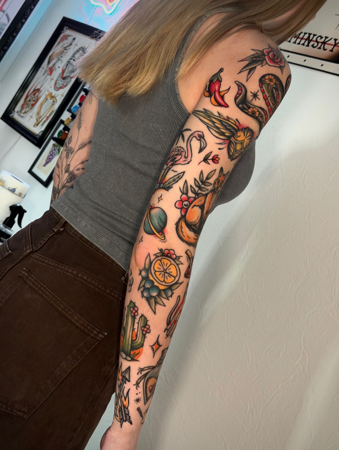 Tattoo by @tattookek โ american_traditional, neo_traditional