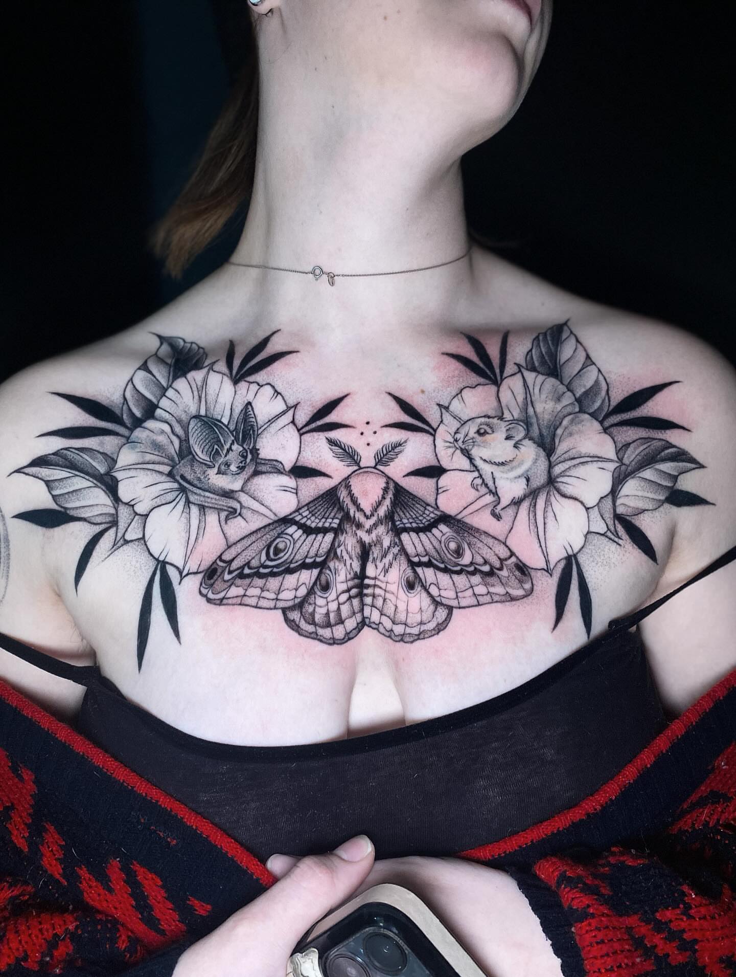 Tattoo by @caseydohnertattoos — black_and_grey, realism