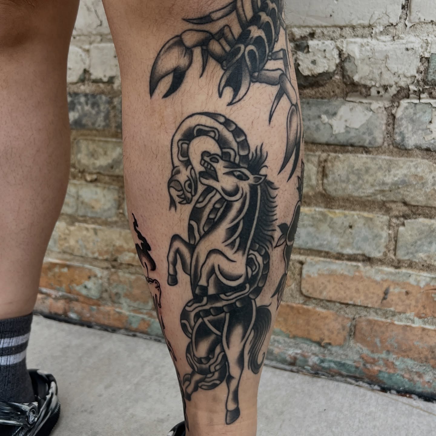Tattoo by @latebloomertattoosmn — black_and_grey