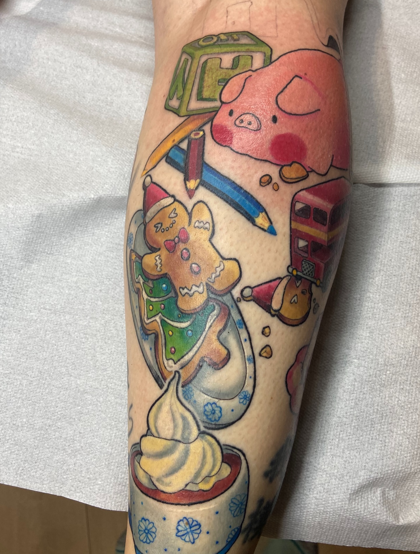 Tattoo by @maudemiel โ new_school