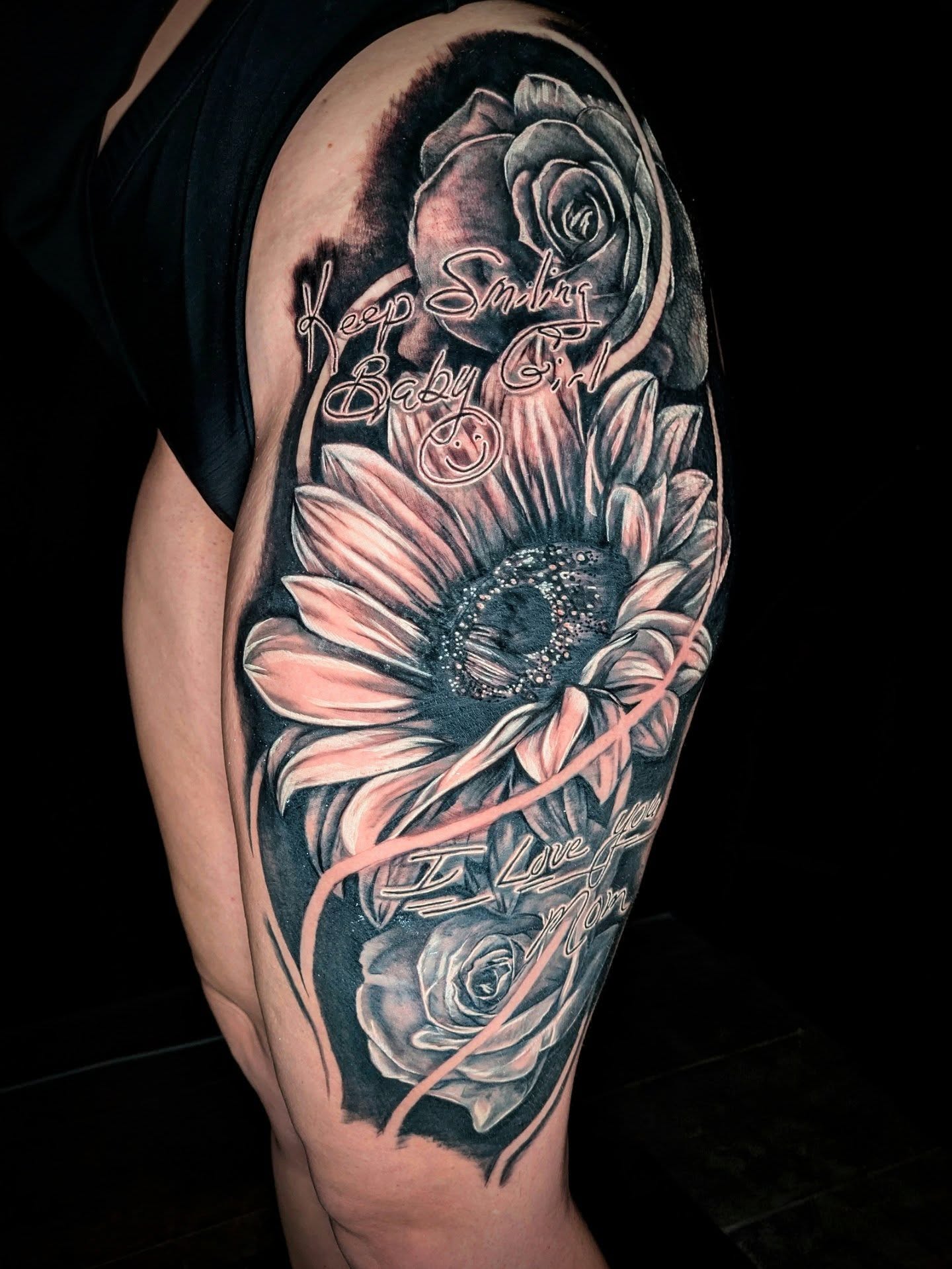 Tattoo by @beebe_artistry — realism, black_and_grey