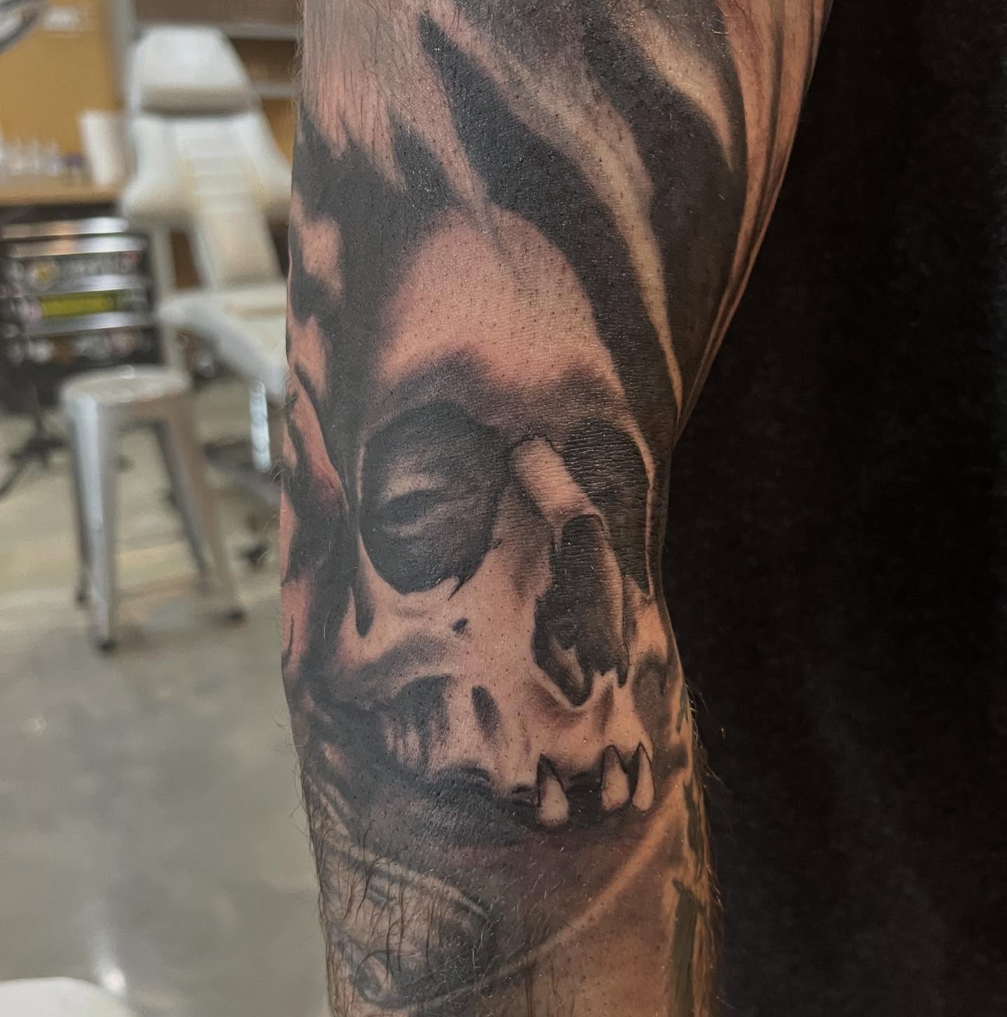 Tattoo by @ghost_world_studios — realism, dark_realism