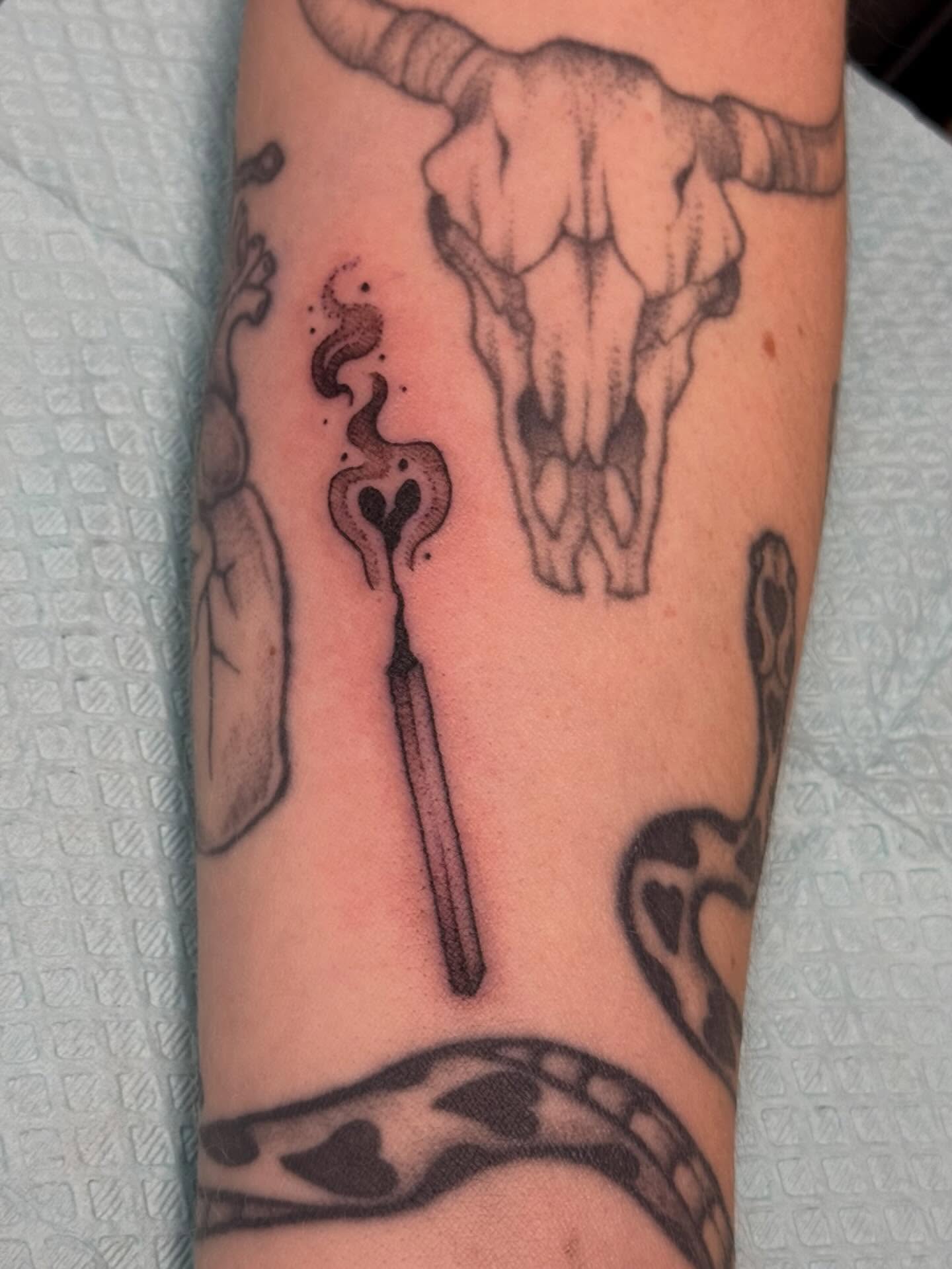 Tattoo by @bodyartbyali — black_and_grey, realism