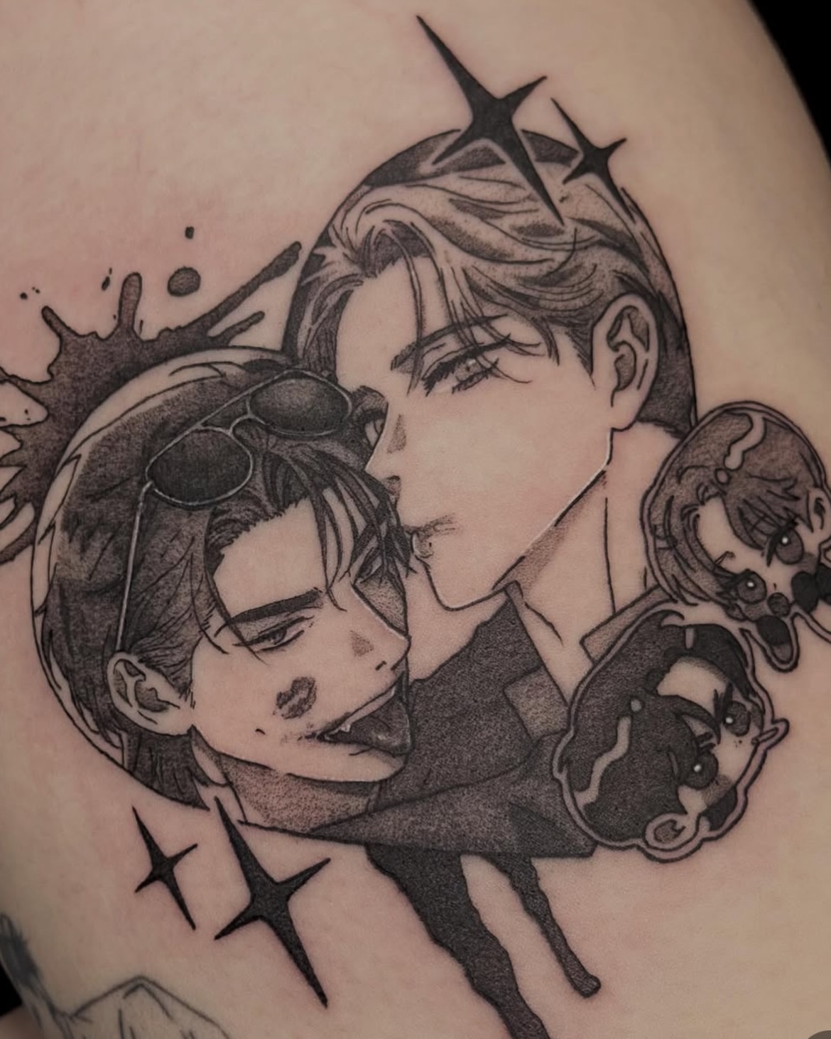 Tattoo by @kkimnida — anime