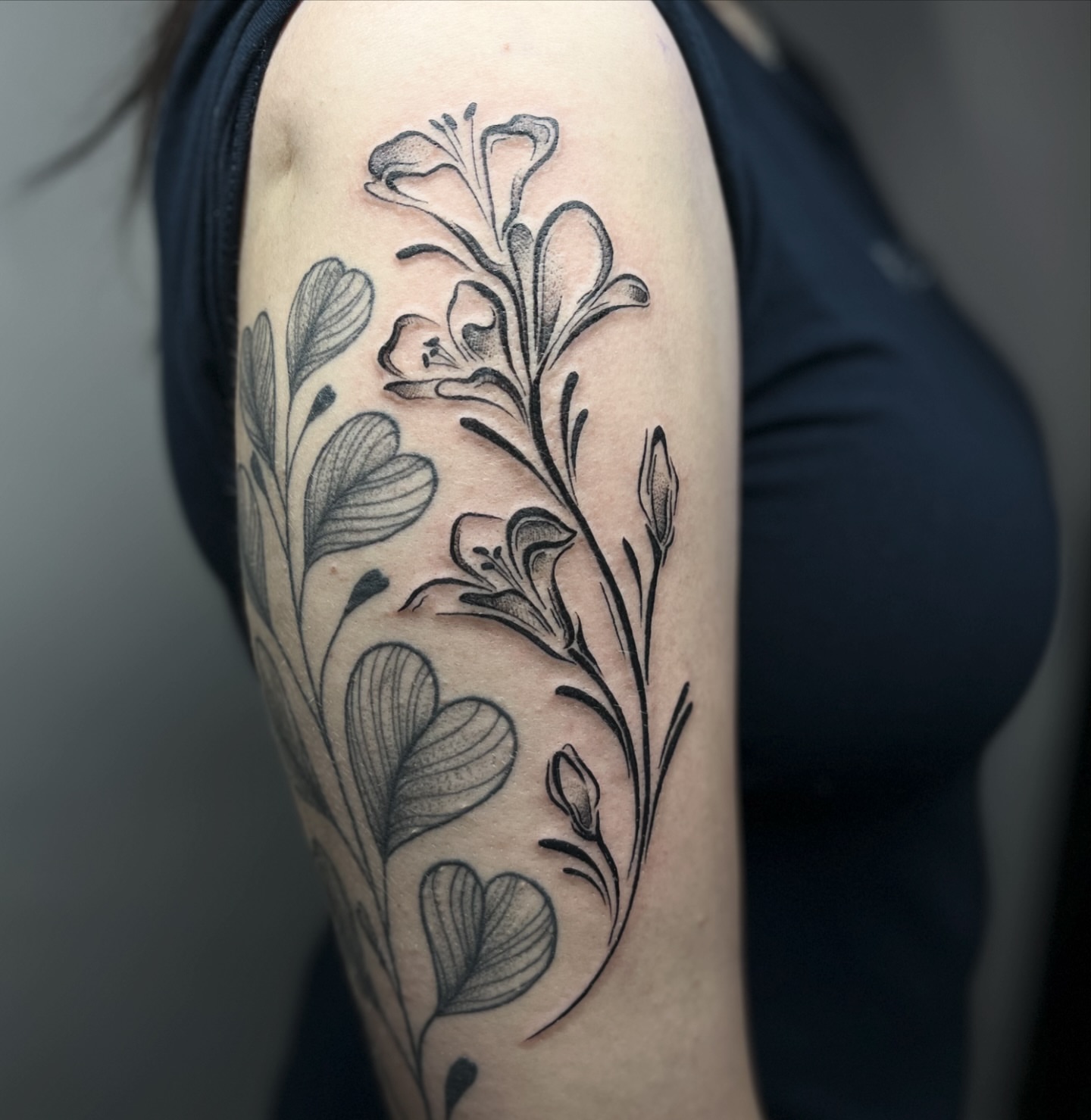 Tattoo by @ilenadoodles β black_and_grey