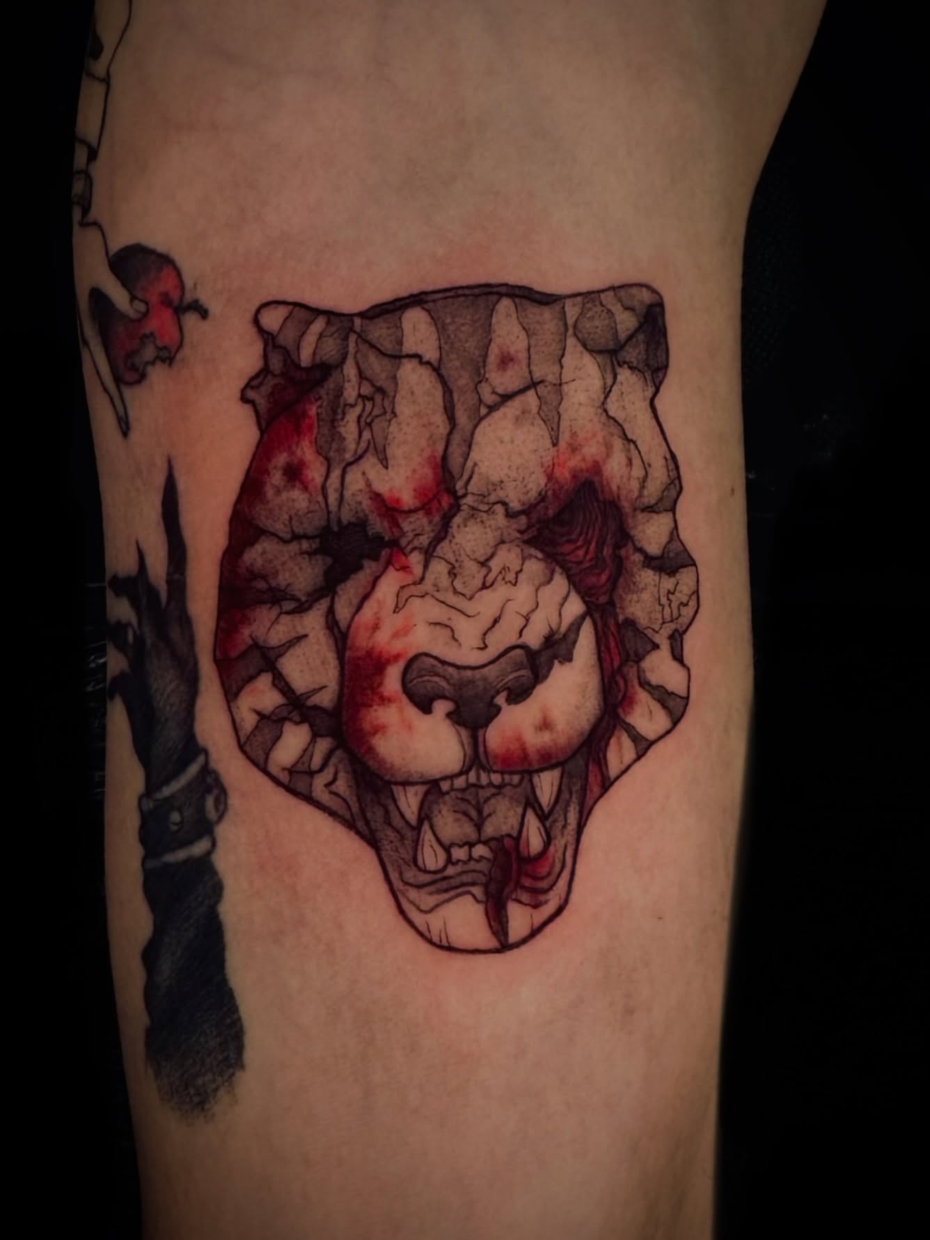 Tattoo by @astrochocobo — dark_realism