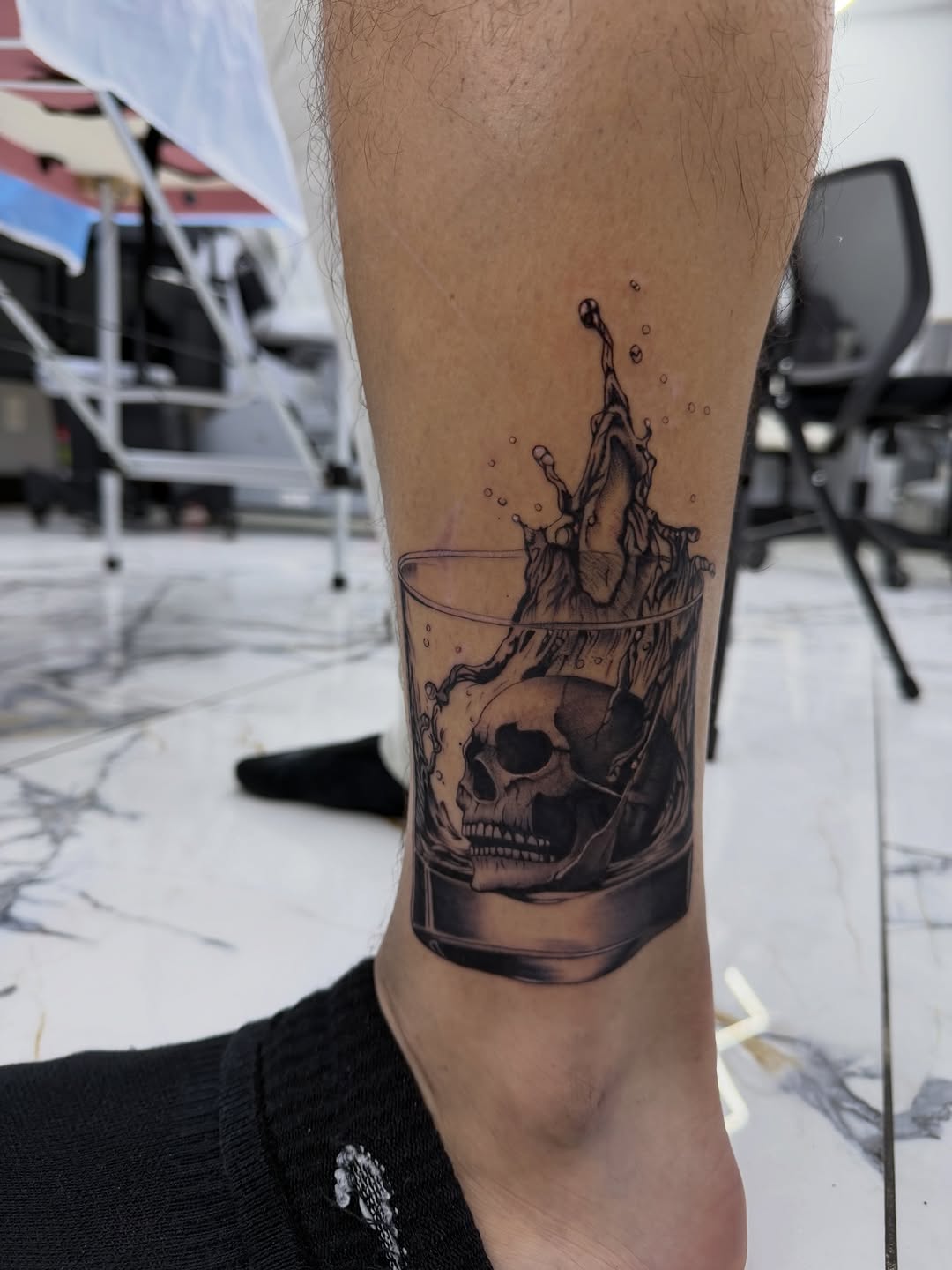 Tattoo by @gabsthegeminii โ black_and_grey, realism