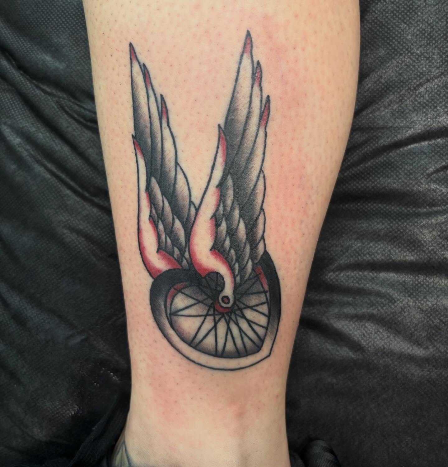 Tattoo by @trawlinson_tattoos — geometric, black_and_grey