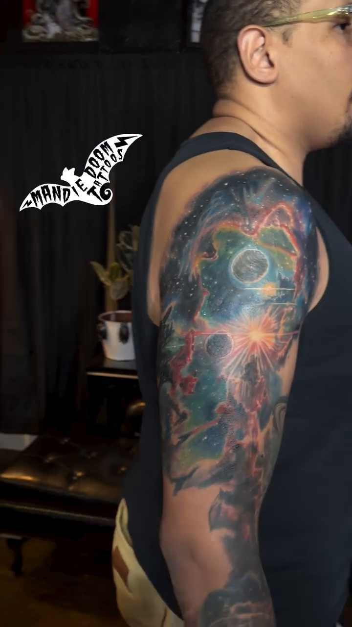 Tattoo by @mandiedoomtattoos — realism, dark_realism