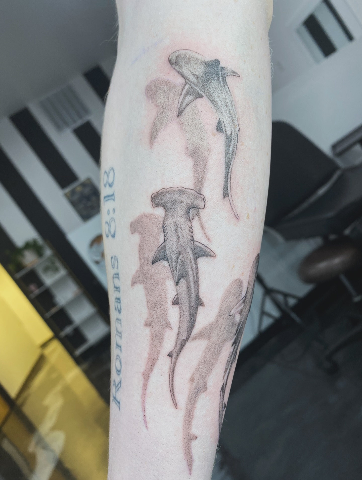 Tattoo by @krookedtattoos — black_and_grey
