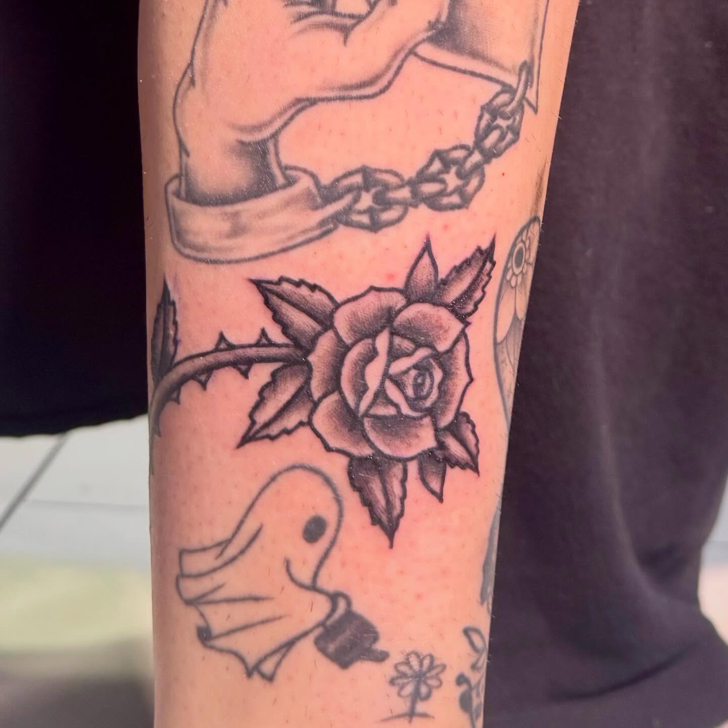 Tattoo by @paris_tattoos18 — black_and_grey