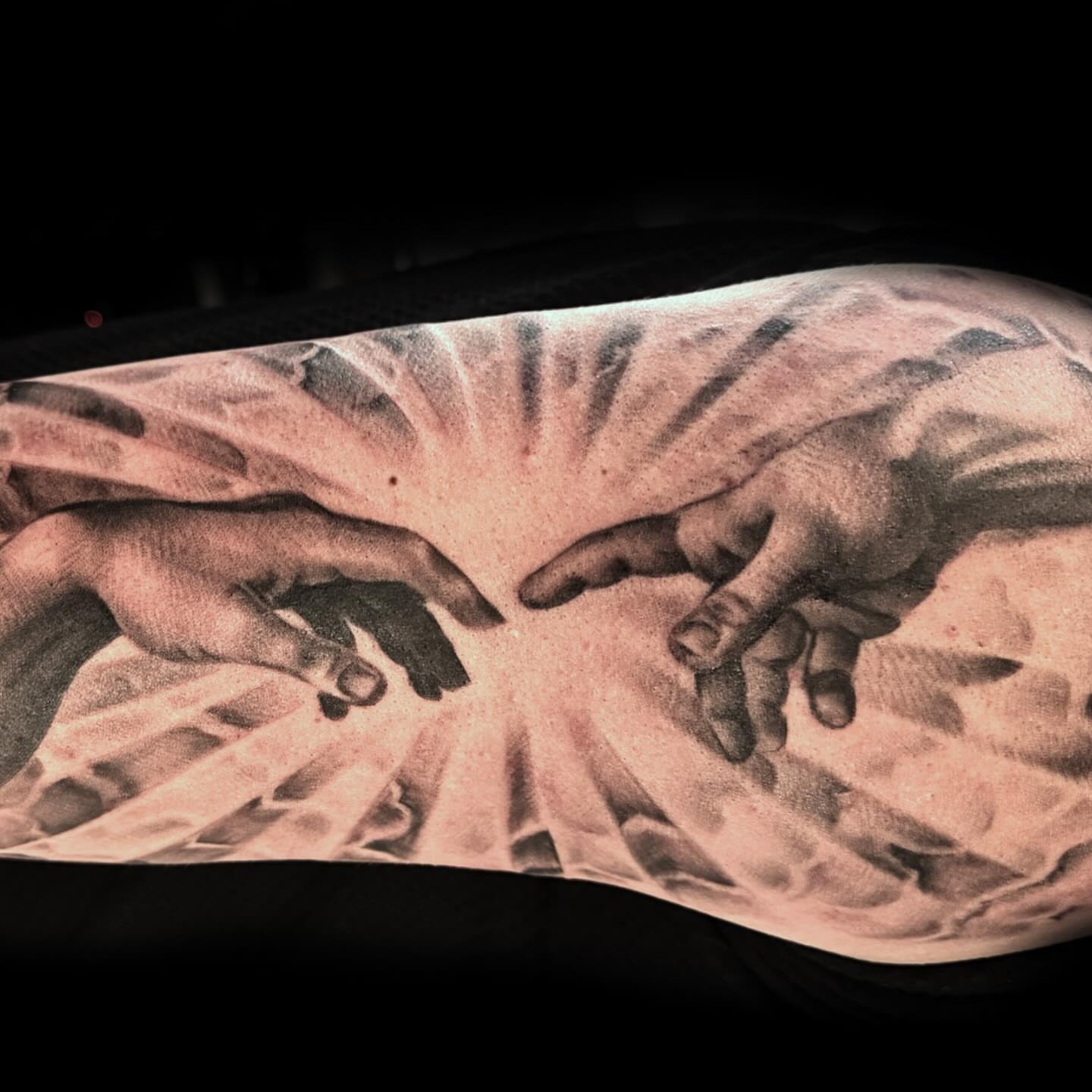 Tattoo by @heathersyvilla — black_and_grey, realism