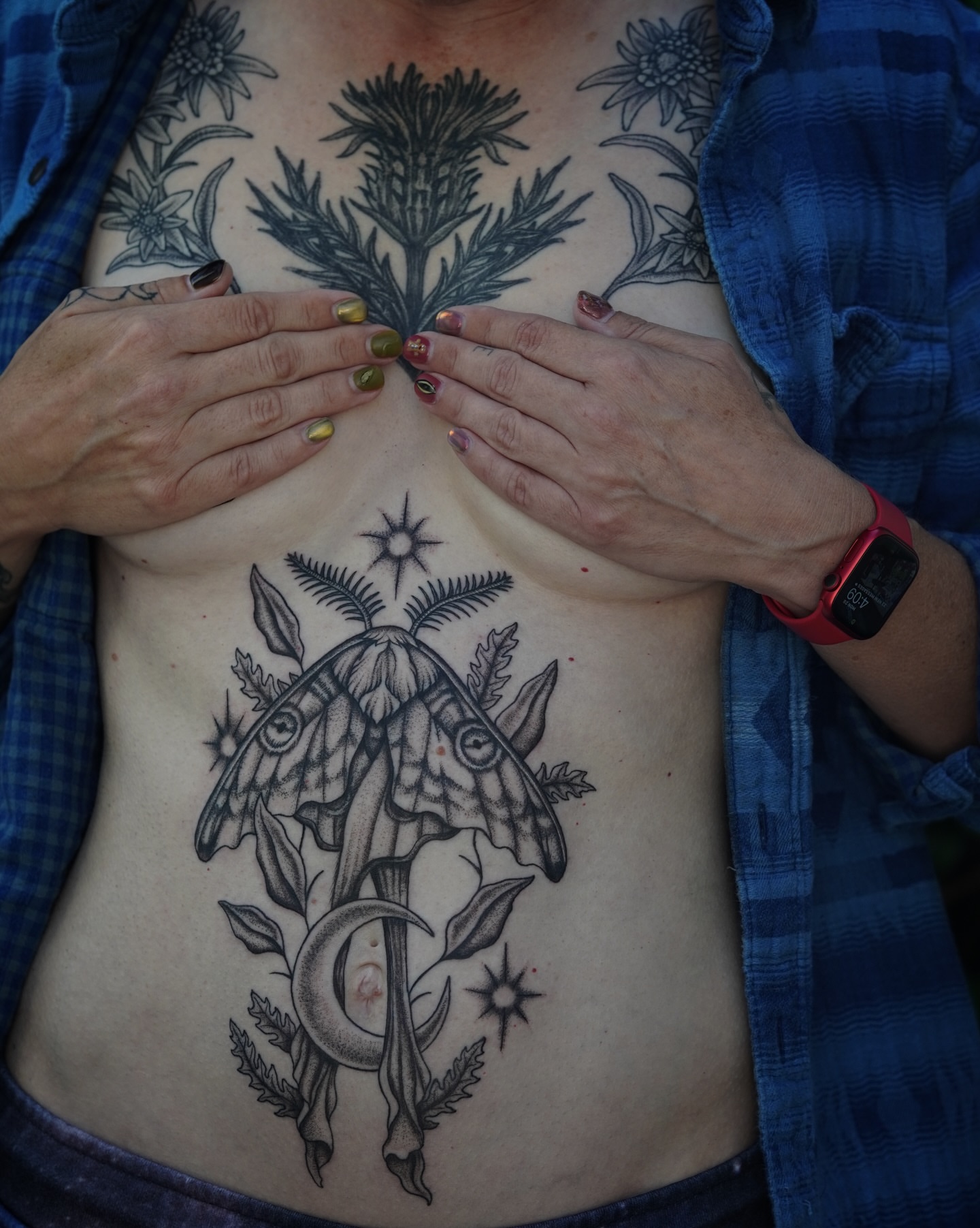 Tattoo by @artofmagsy — black_and_grey