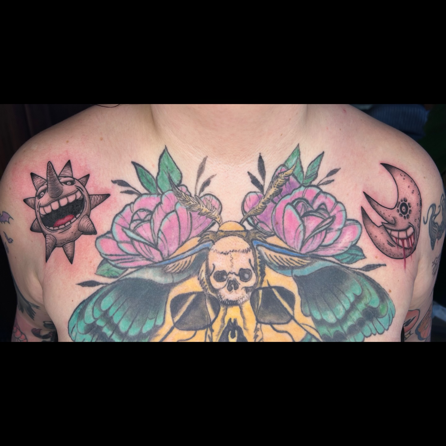 Tattoo by @marinajayd_tattoos — american_traditional, dotwork