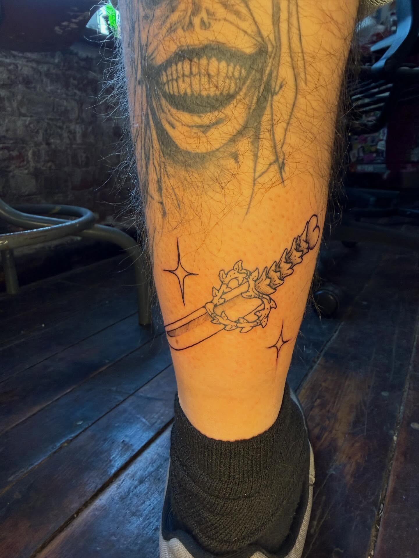Tattoo by @nanumike_tats — black_and_grey