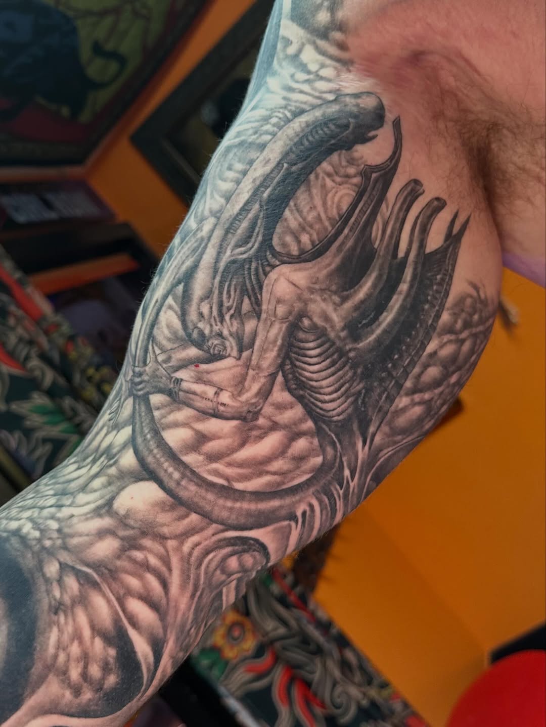Tattoo by @justalantattoos — realism, dark_realism